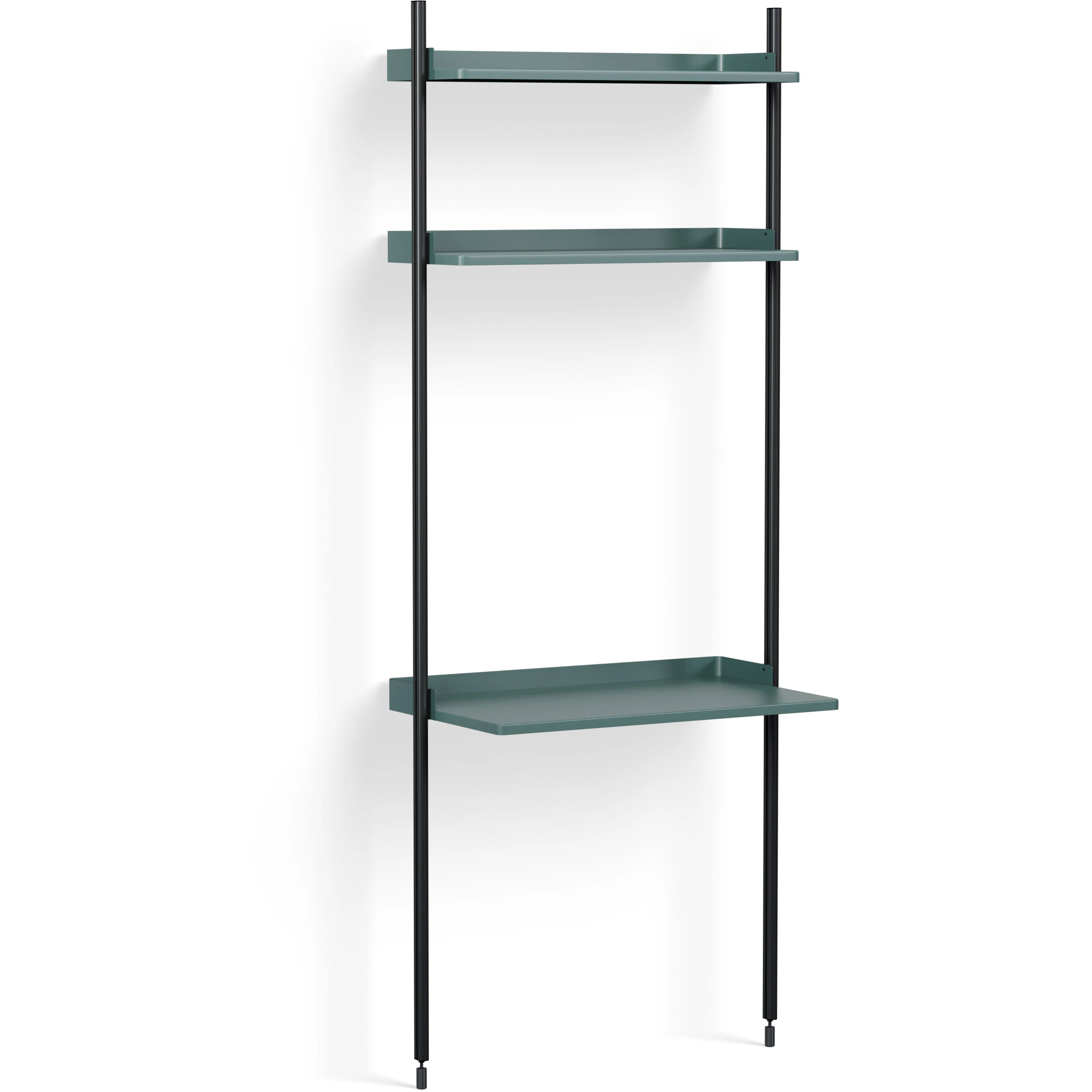 Hay Pier System 11 1 Column Ps Blue / Black - Skrivbord St&aring;l Bl&aring;