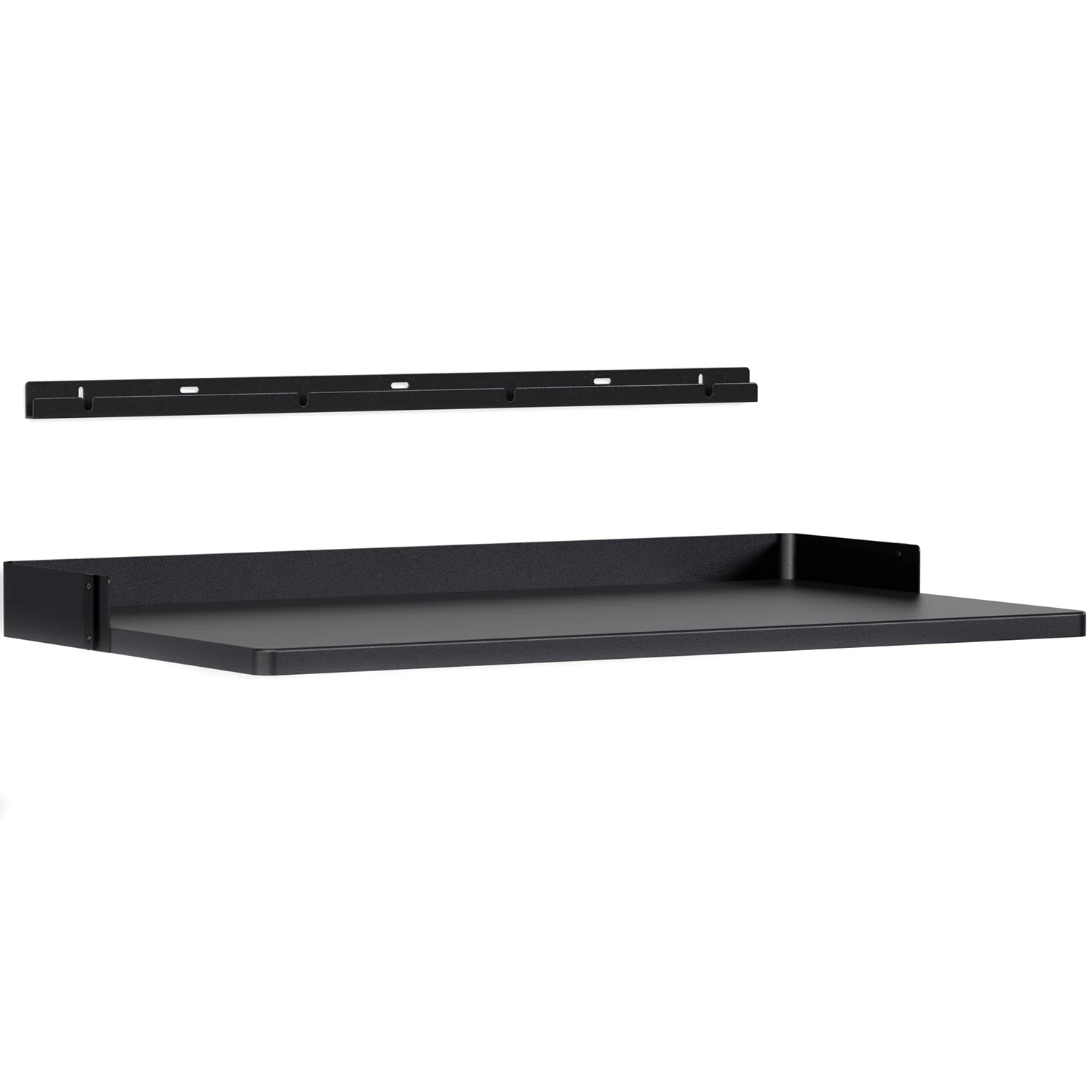 Hay Pier System Skrivbord Med V&auml;ggf&auml;ste - Skrivbord St&aring;l PS Black