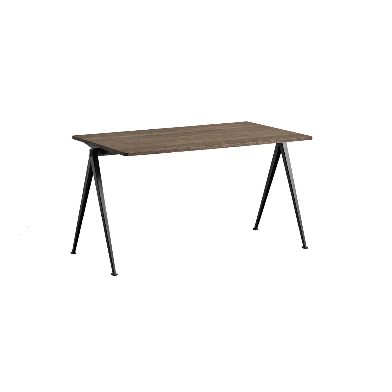 Hay Pyramid Desk 01 140x75 Black Frame/smoked - Skrivbord Ek Svart