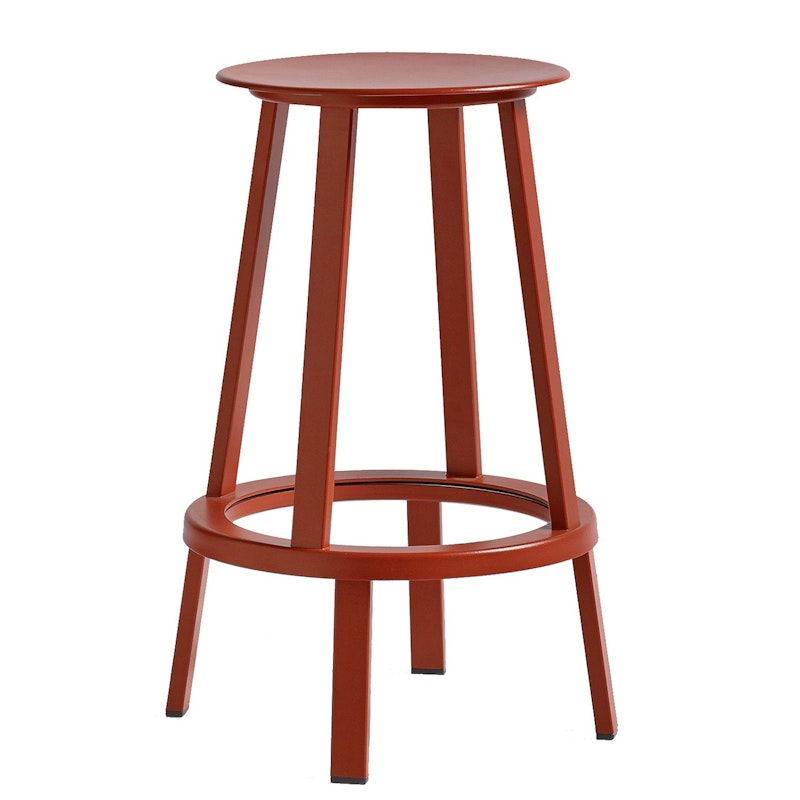 Revolver Barpall Låg, Röd