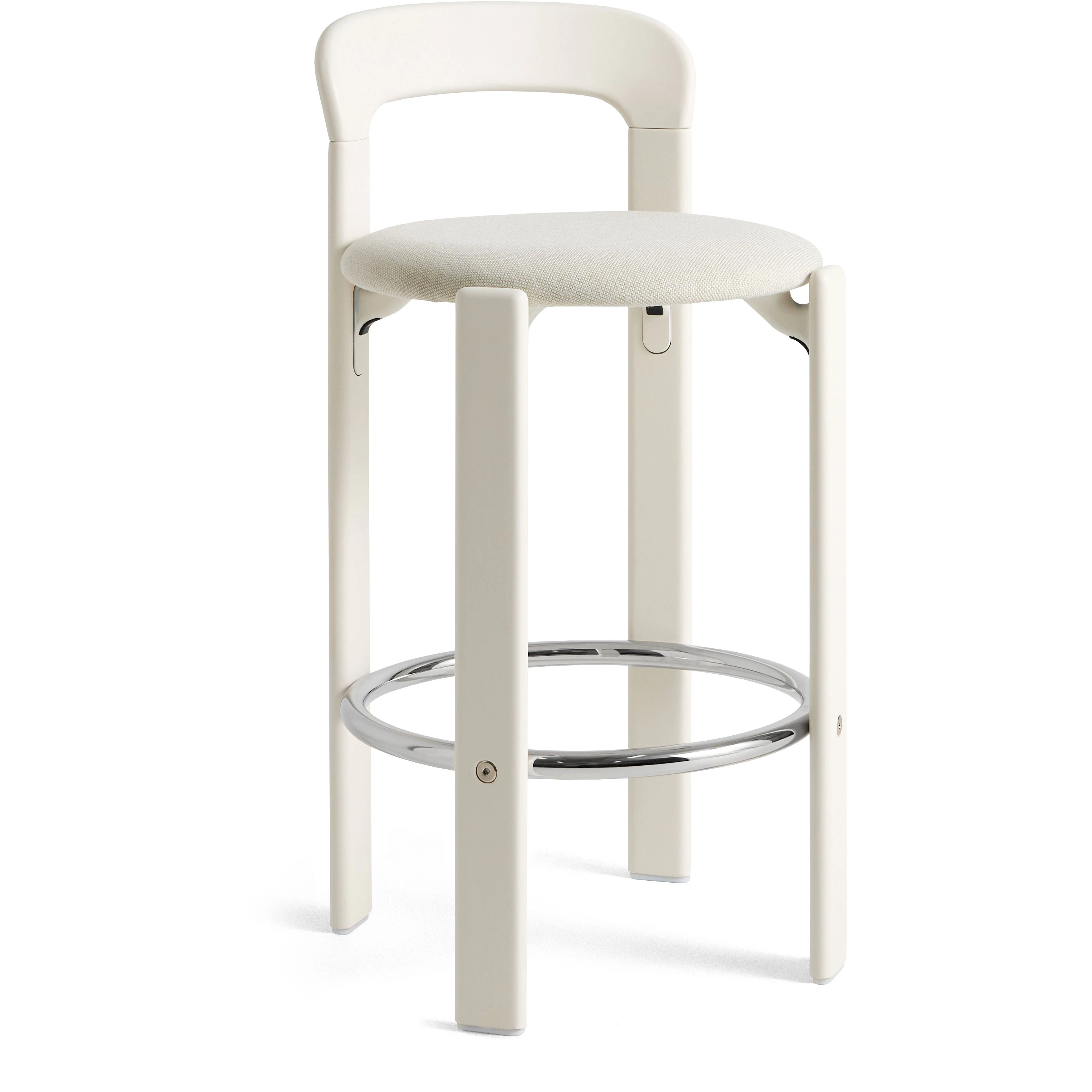 Hay Rey Barstol Kl&auml;dd 65 Cm Cream White - Barstolar Bokfan&eacute;r Gr&auml;ddvit