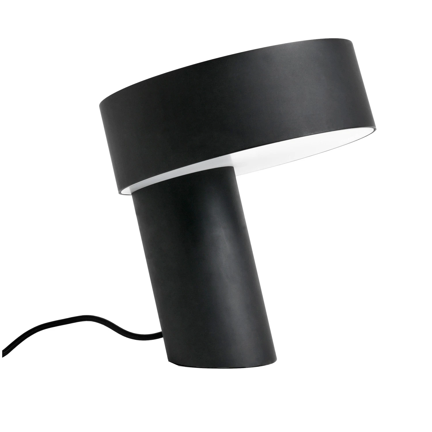 Hay Slant Bordslampa - Bordslampor Textil Soft Black
