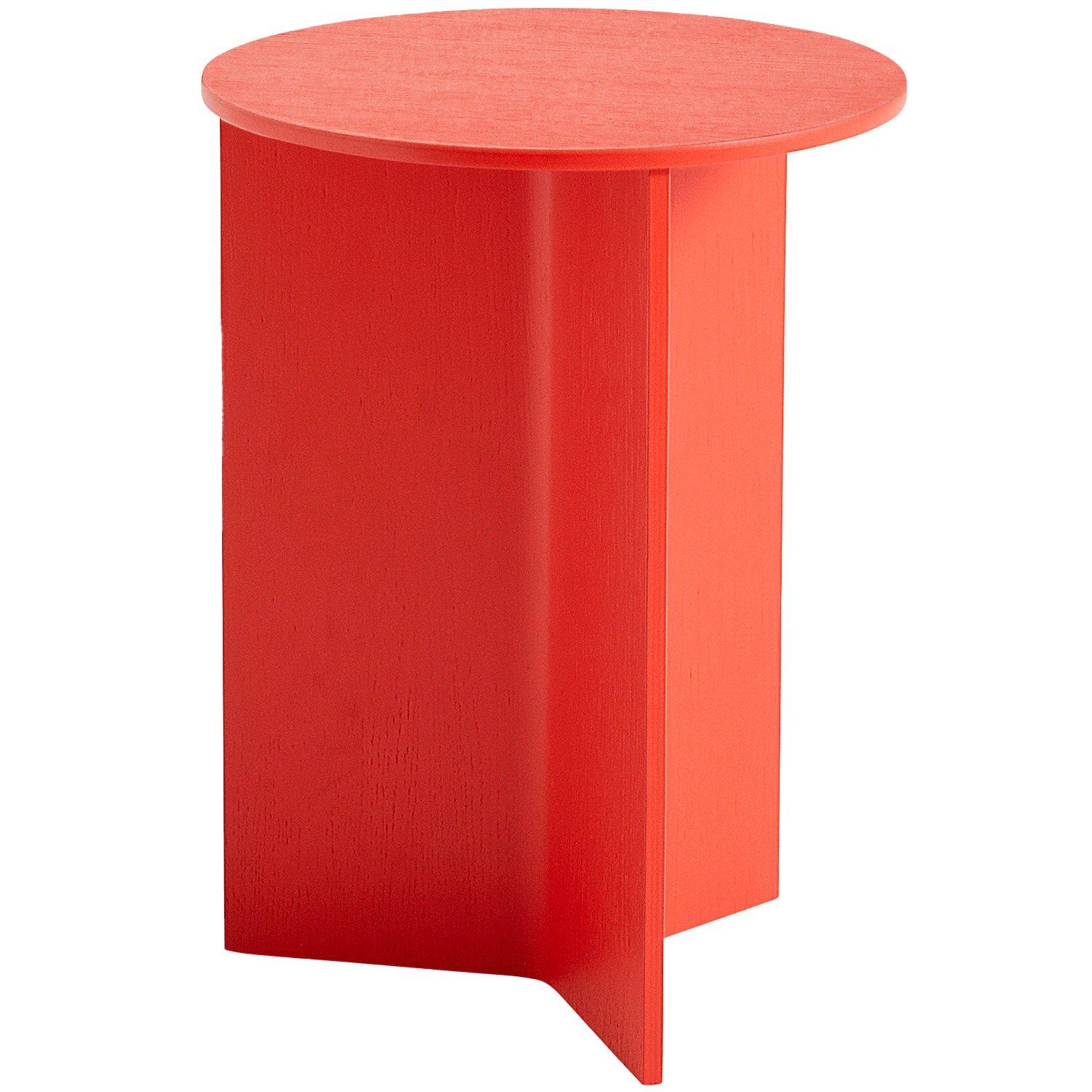 Hay Slit Bord &Oslash;35 Cm - Sidobord & Avlastningsbord Ek Candy Red
