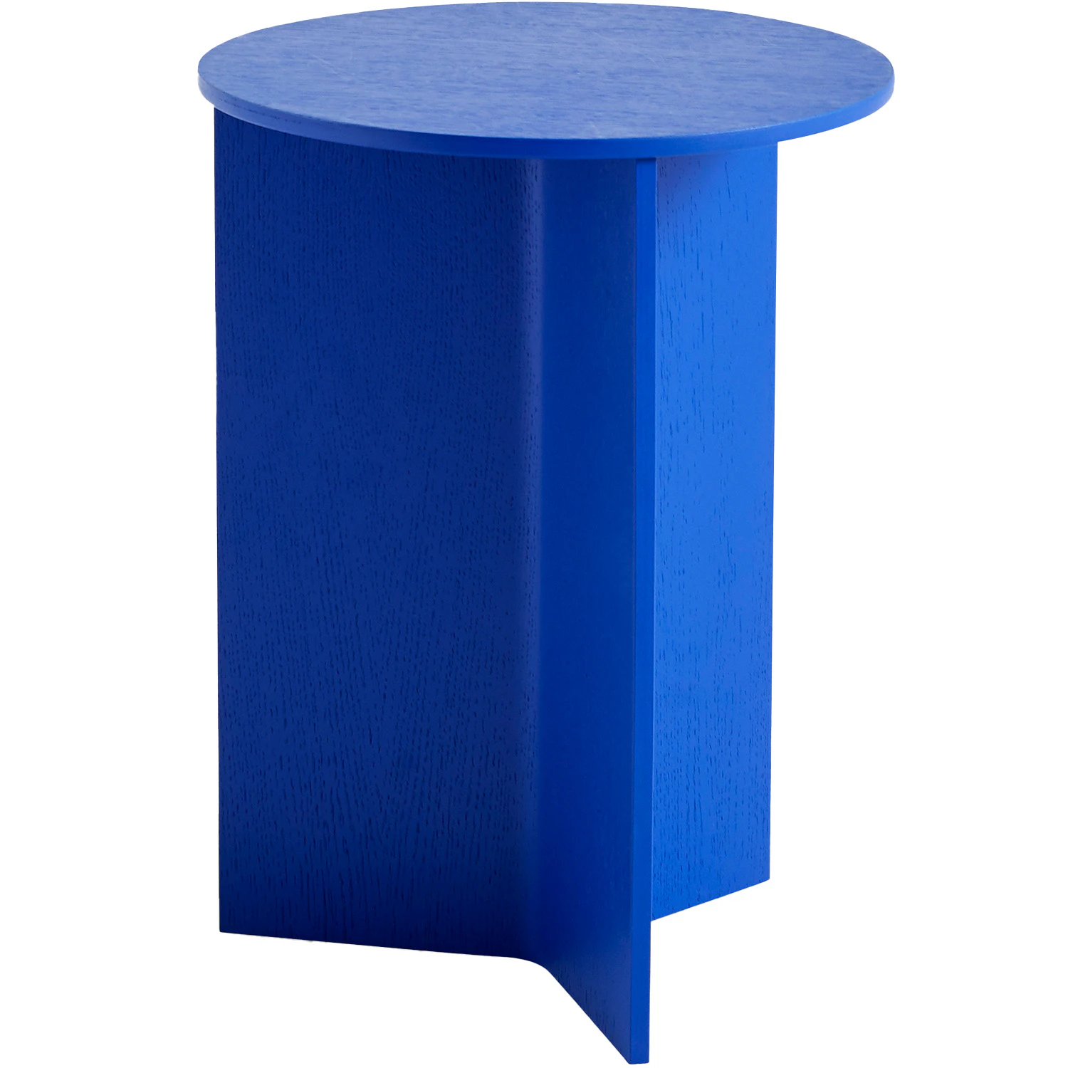 Hay Slit Bord &Oslash;35 Cm - Sidobord & Avlastningsbord Ek Vivid blue