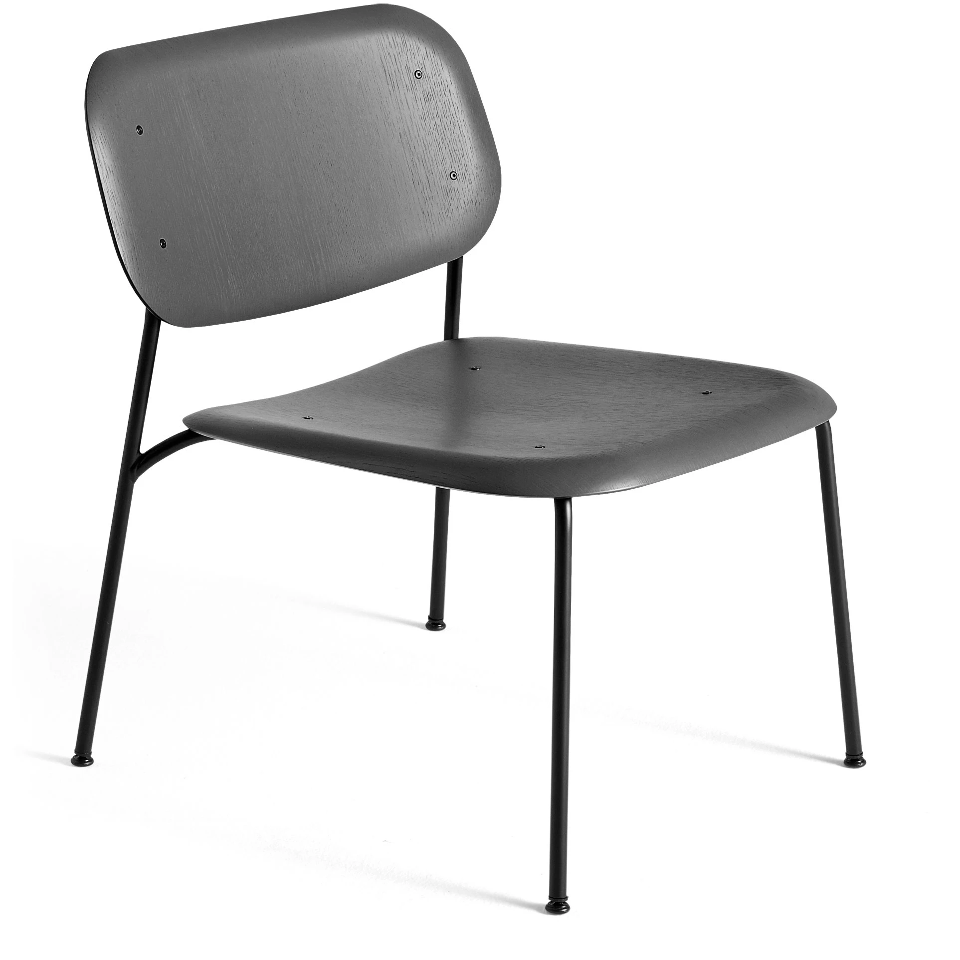 Hay Soft Edge 100 Loungestol - Ekfan&eacute;r Soft Black