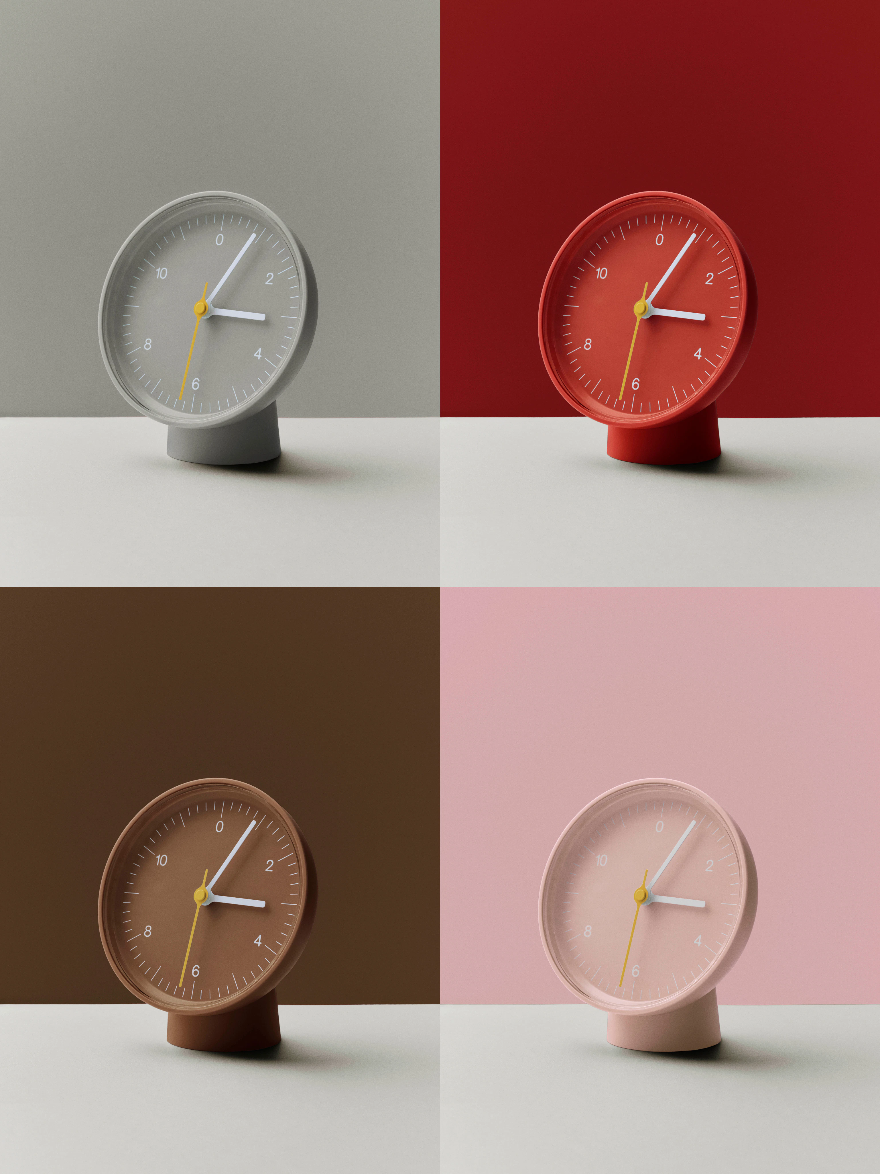 Hay Table Clock (Recycled), grå från HAY, bild 2