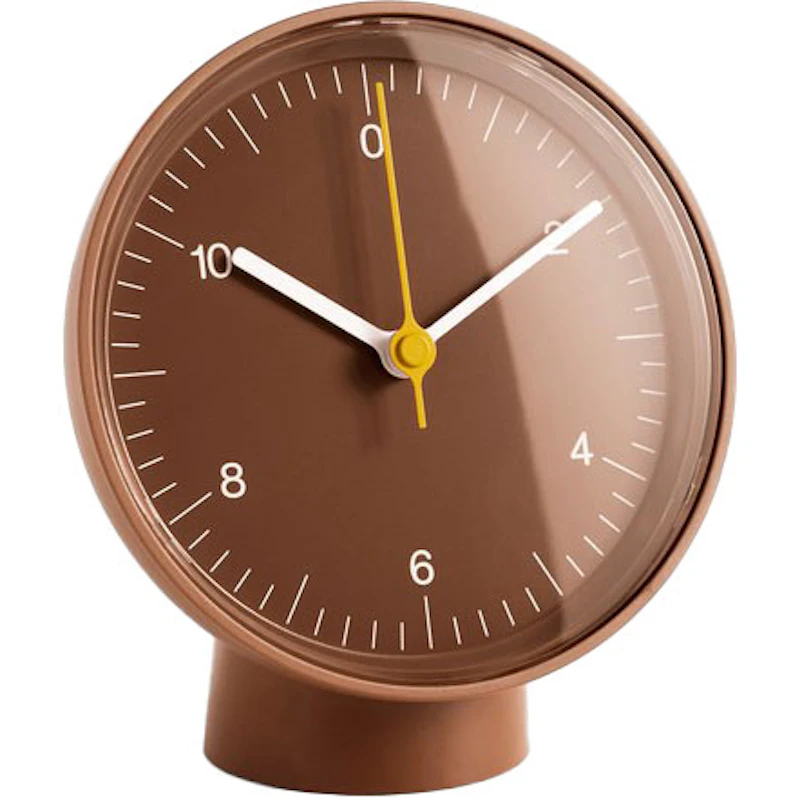 Table Clock (Recycled), Brown
