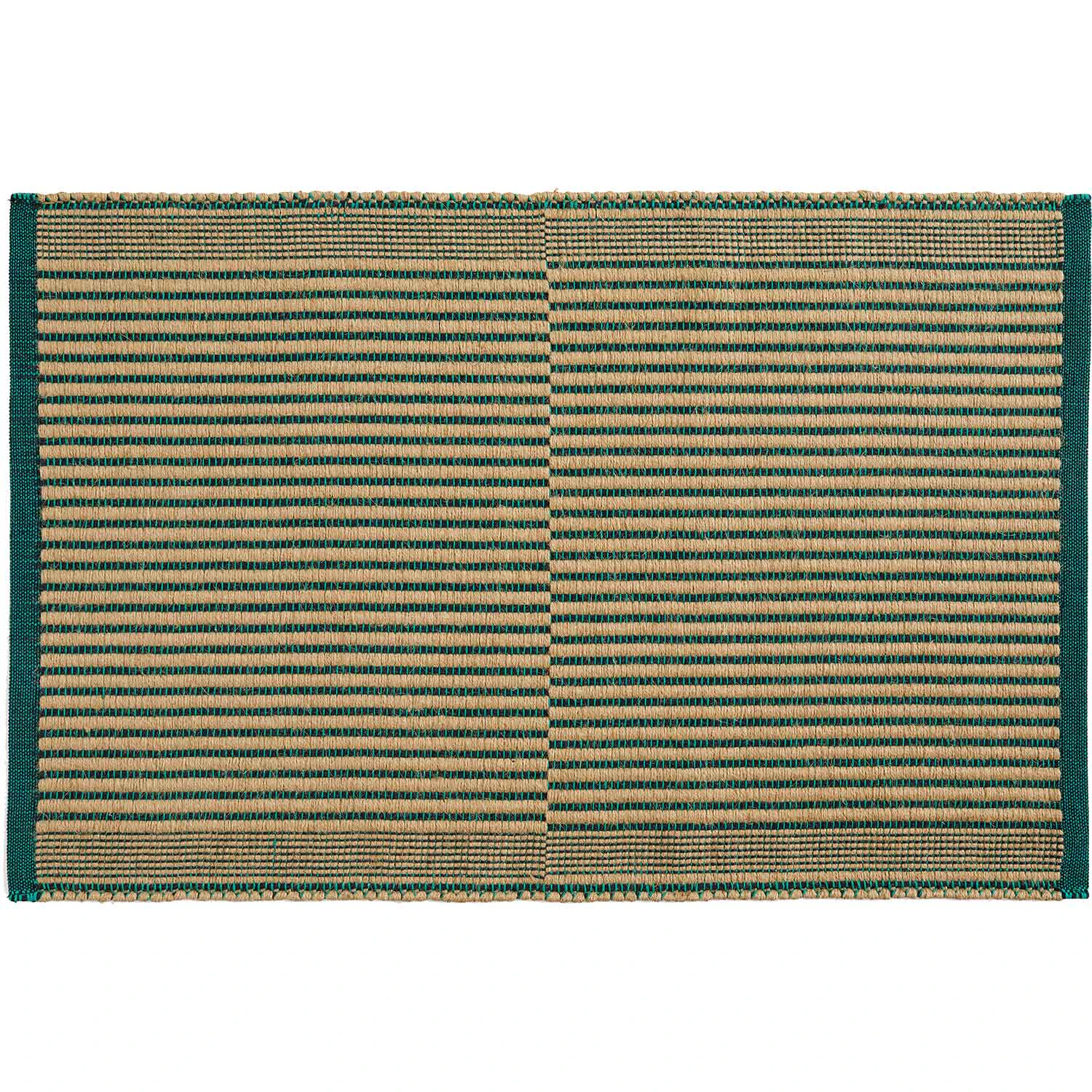Hay Tapis Matta 60x95 Cm Gr&ouml;n - D&ouml;rrmattor Bomull Svart