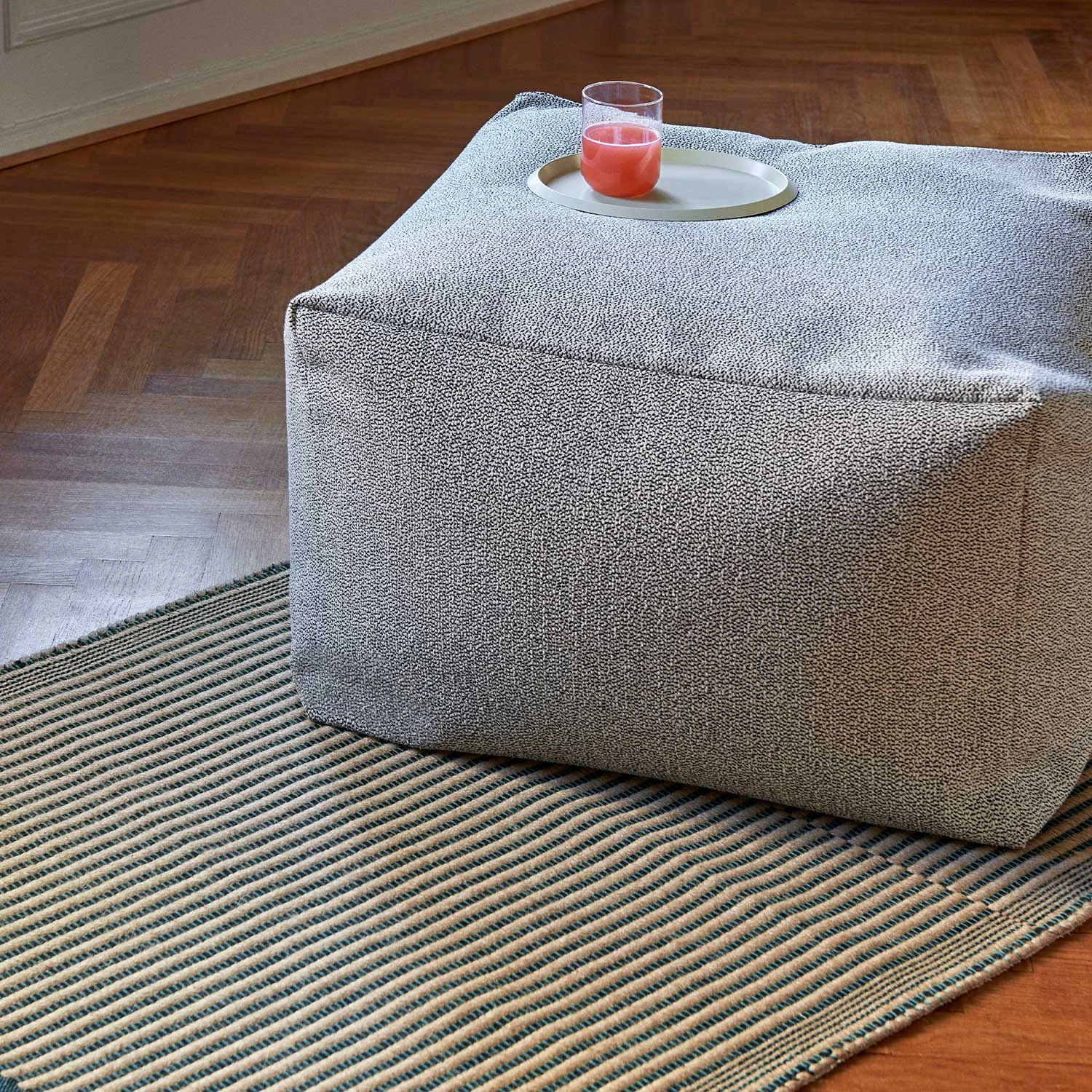 Hay Tapis Matta 80x200 Cm / Svart, grön från HAY, bild 3
