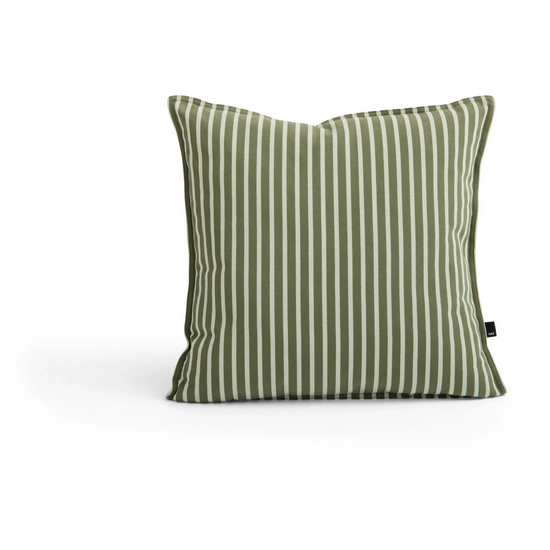 Hay Terrazza Cushion 50x50 Cm Olive Bold Stripe - Dynor Återvunnen Polyester Olivgrön