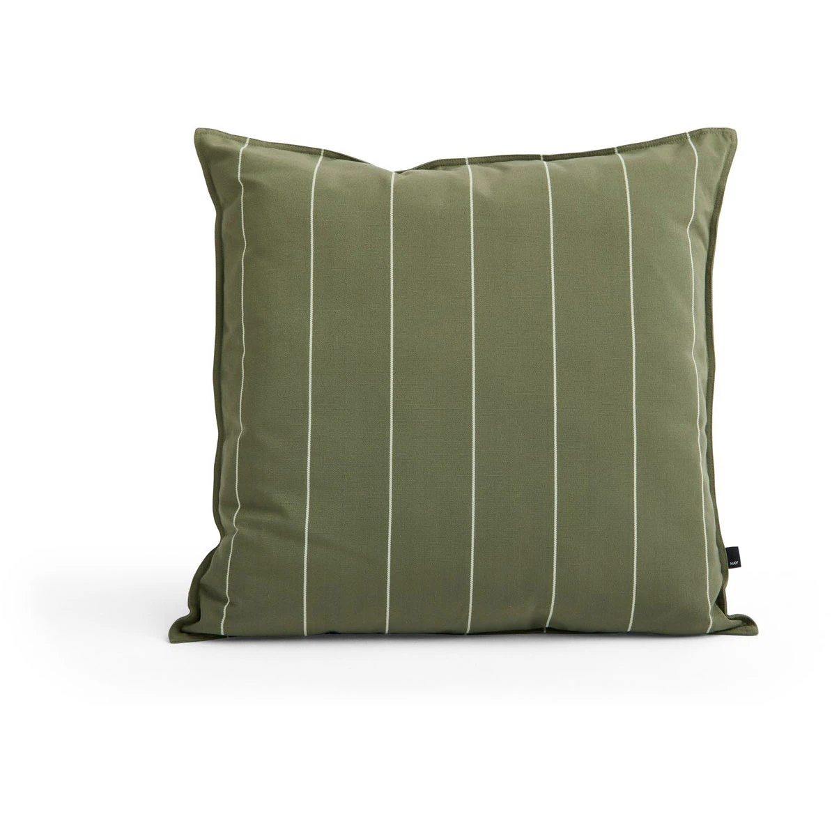 Hay Terrazza Cushion 60x60 Cm Olive Narrow Stripe - Dynor Återvunnen Polyester Olivgrön