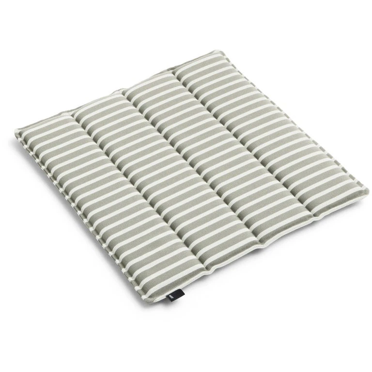 Hay Terrazza Seat Cushion 40x40 Cm Grey Bold Stripe - Dynor Återvunnen Polyester Grå