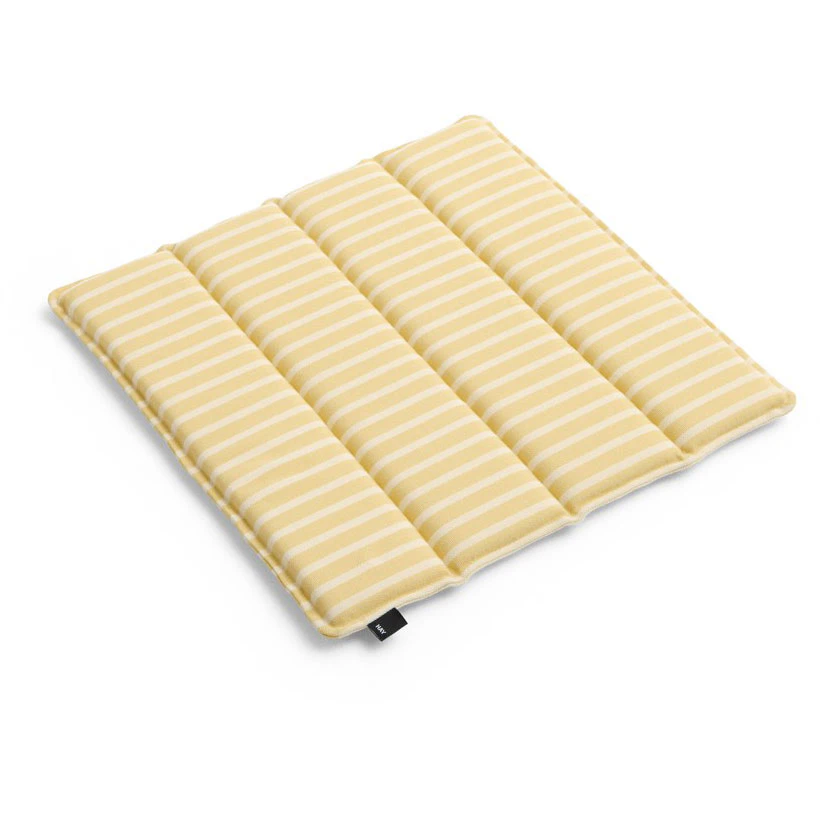 Hay Terrazza Seat Cushion 40x40 Cm Yellow Bold Stripe - Dynor Återvunnen Polyester Gul