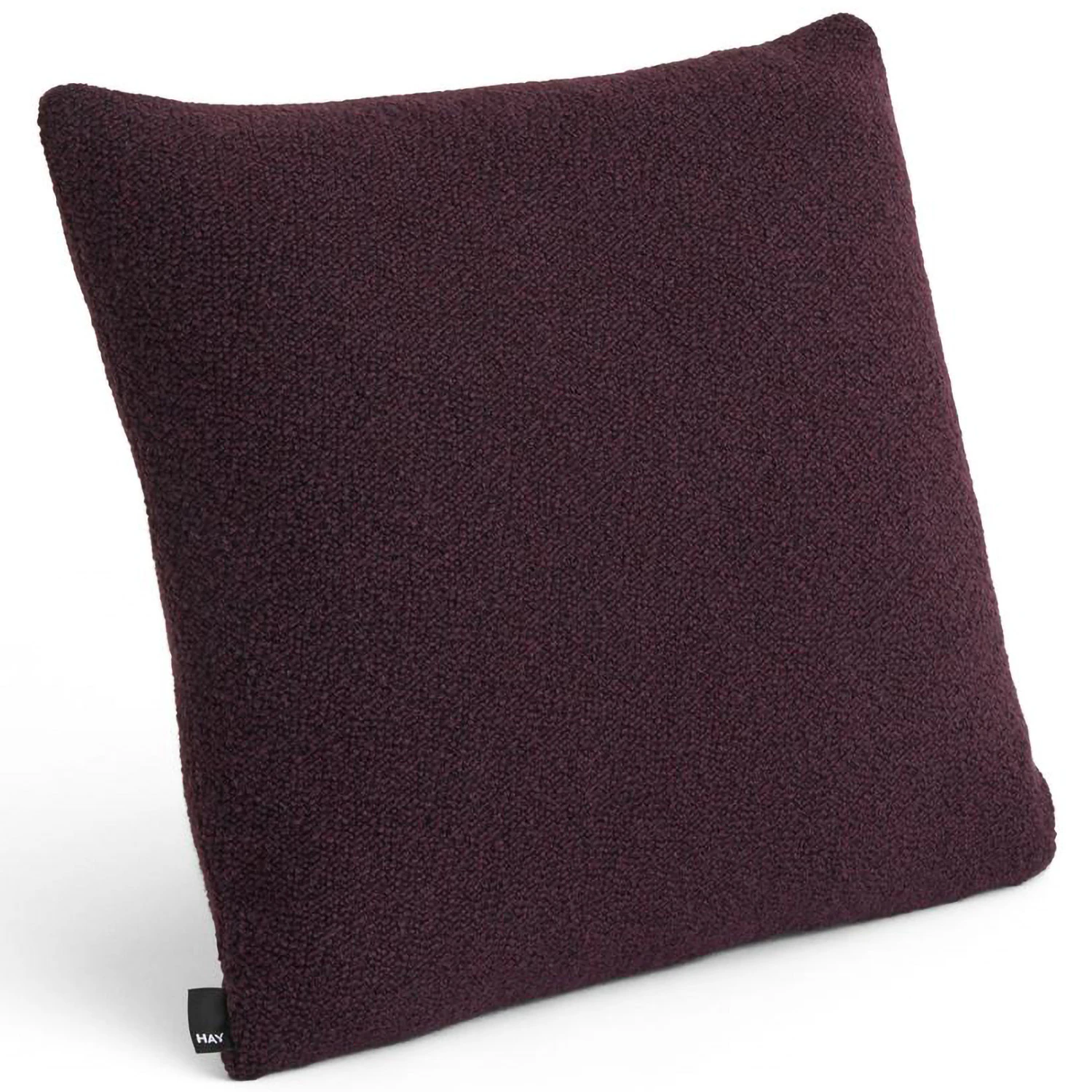Hay Texture Kudde 50x50 Cm Burgundy - Prydnadskuddar & Fodral Ull Vinröd