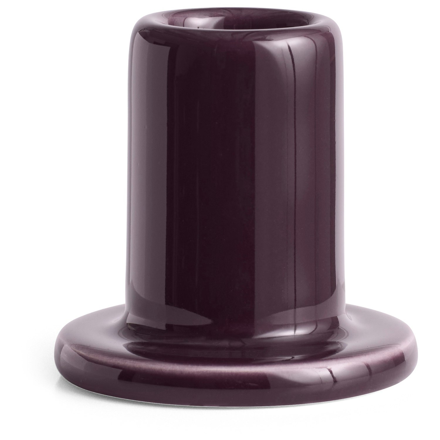 Hay Tube Ljusstake S - Ljuslyktor Lergods Bordeaux