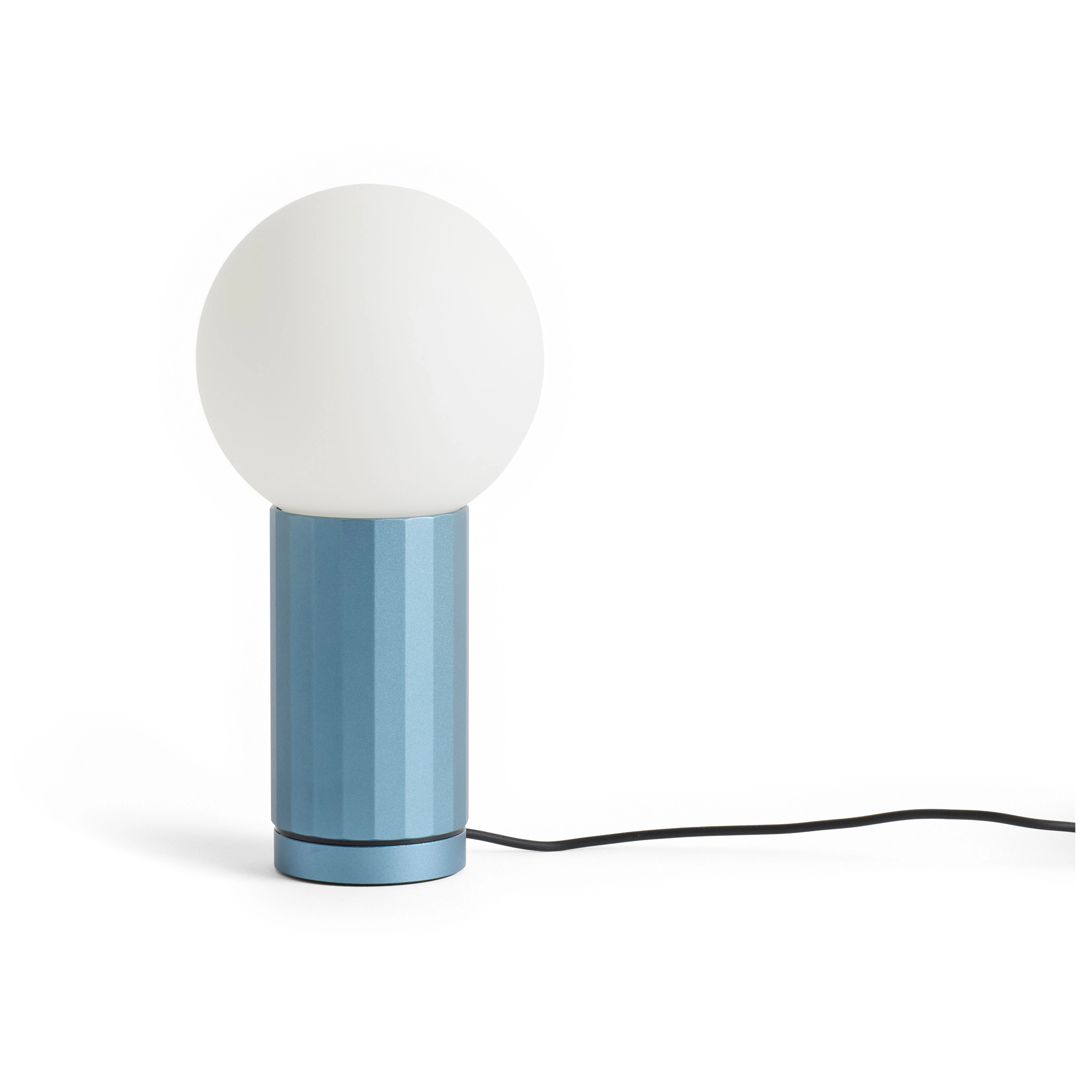 Hay Turn On Bordslampa - Portabla lampor Aluminium Blå
