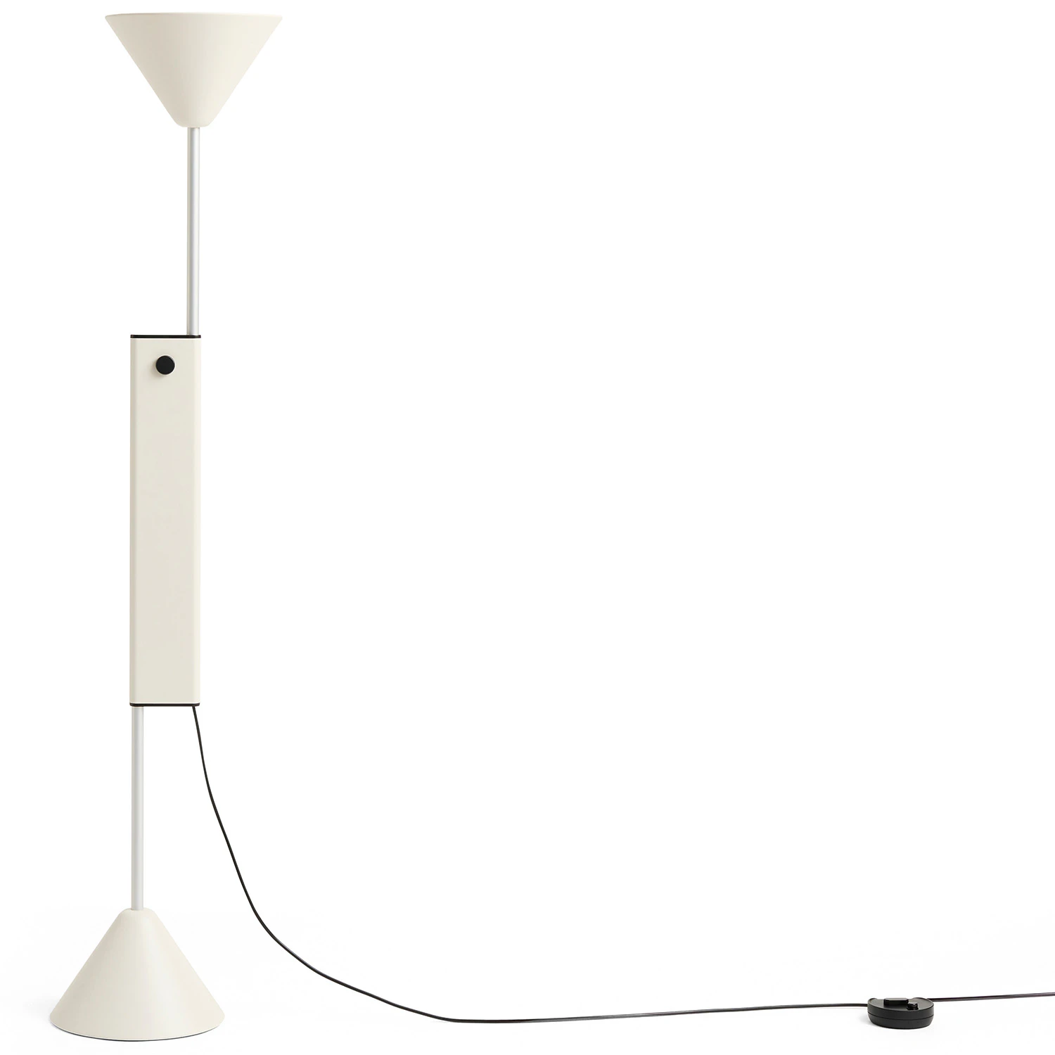 Hay Twist Golvlampa Cream White - Golvlampor Aluminium Gr&auml;ddvit