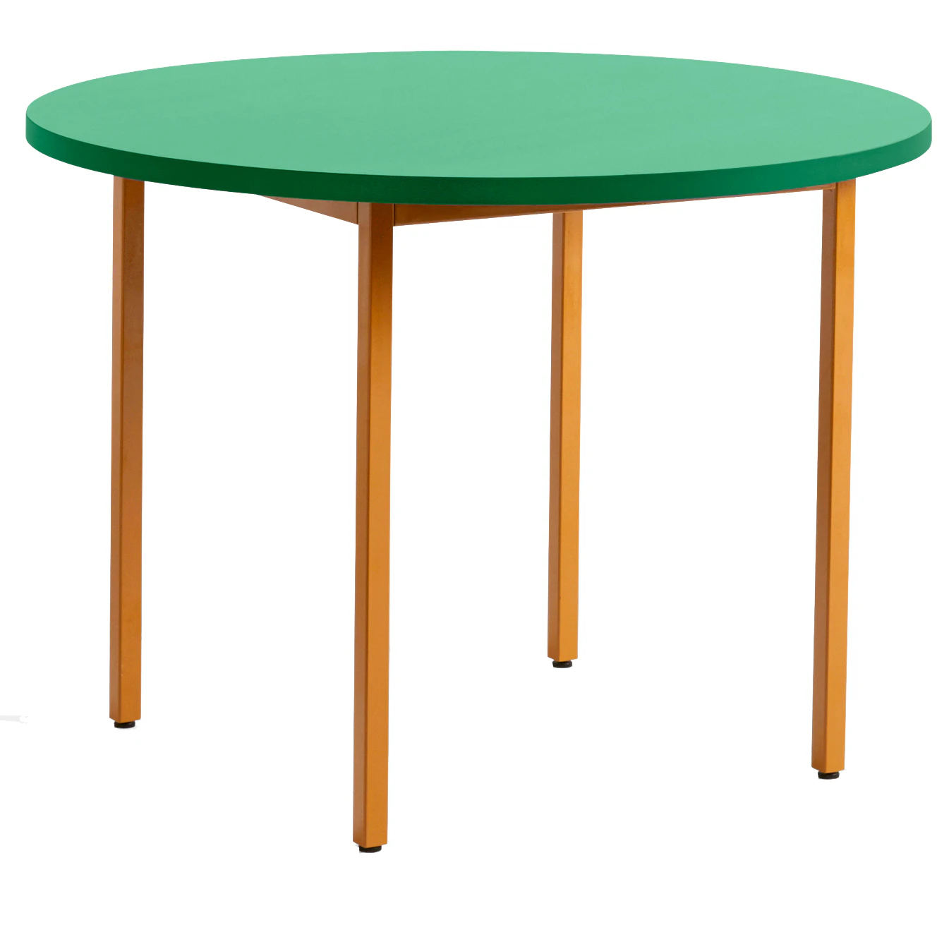 Hay Two-colour Bord &Oslash;105 Cm Ochre / Green Mint - Valkromat Ockra