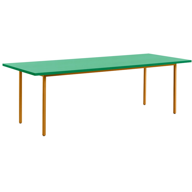 TwoColour Bord 240x90 cm, Ochre / Green Mint