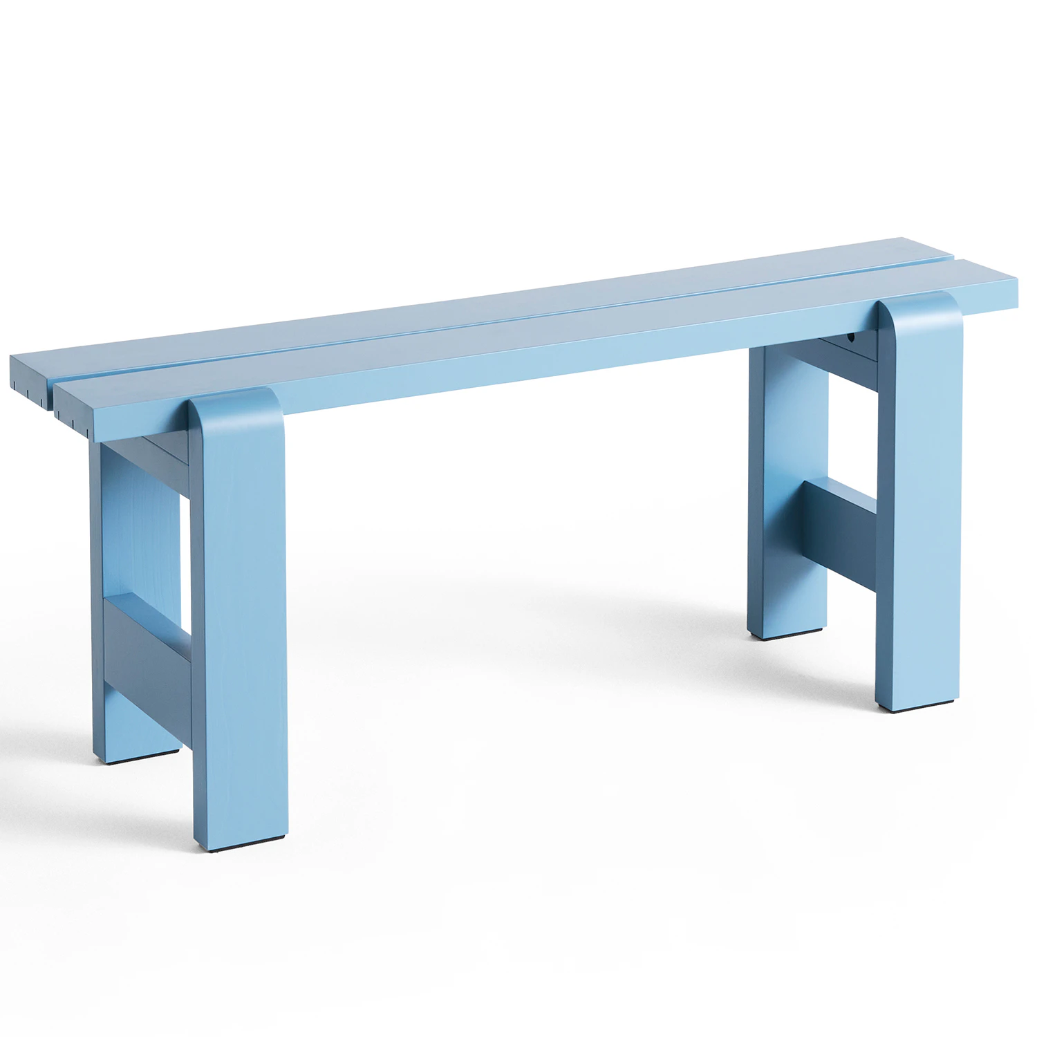 hay weekday bänk 23x111 cm - bänkar furu azure blue