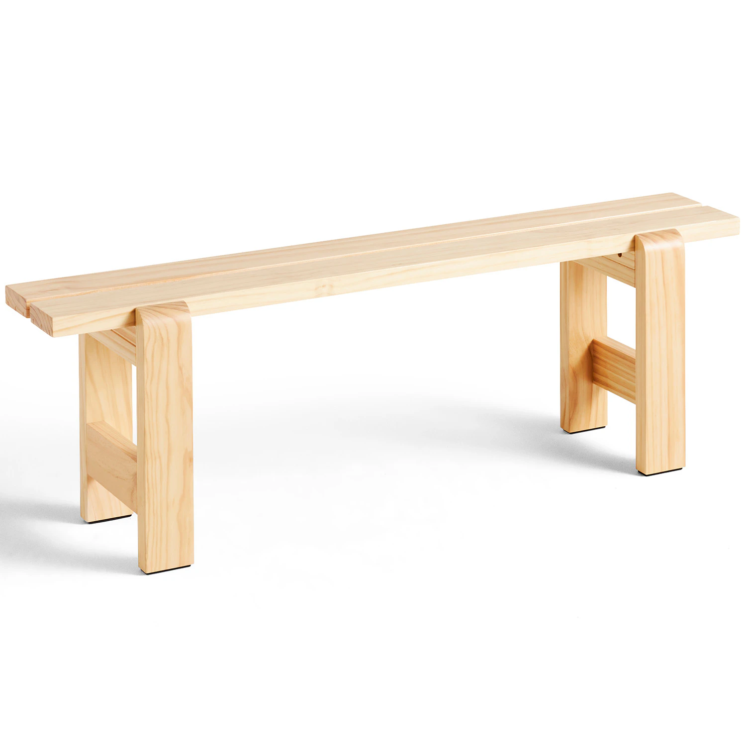 hay weekday bänk 23x140 cm natur - bänkar furu natural