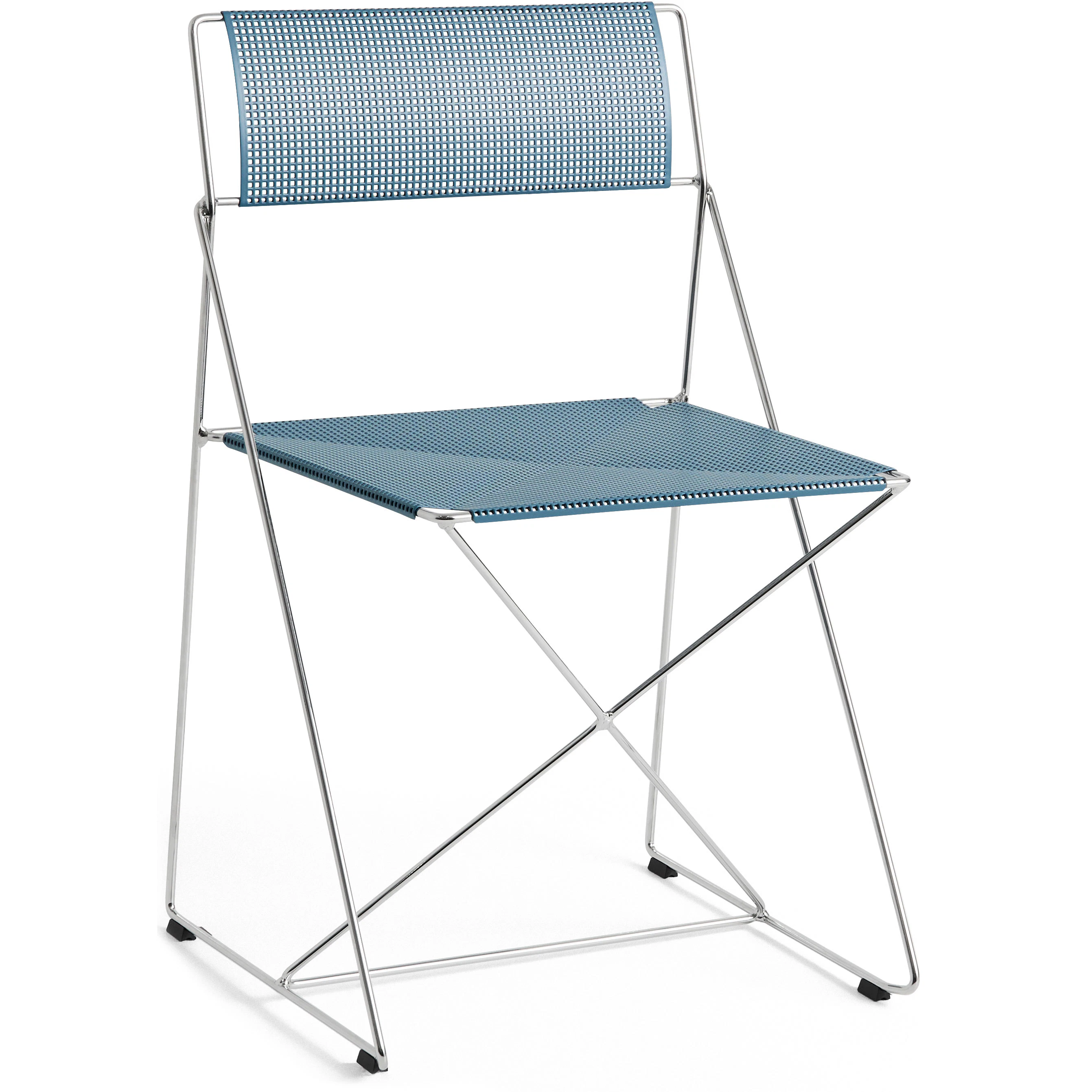 Hay X-line Stol Krom / - Stolar Stål Powder Blue
