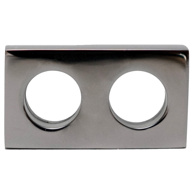 Bobbe Knopp 2,4 x 4,3 cm, Titanium