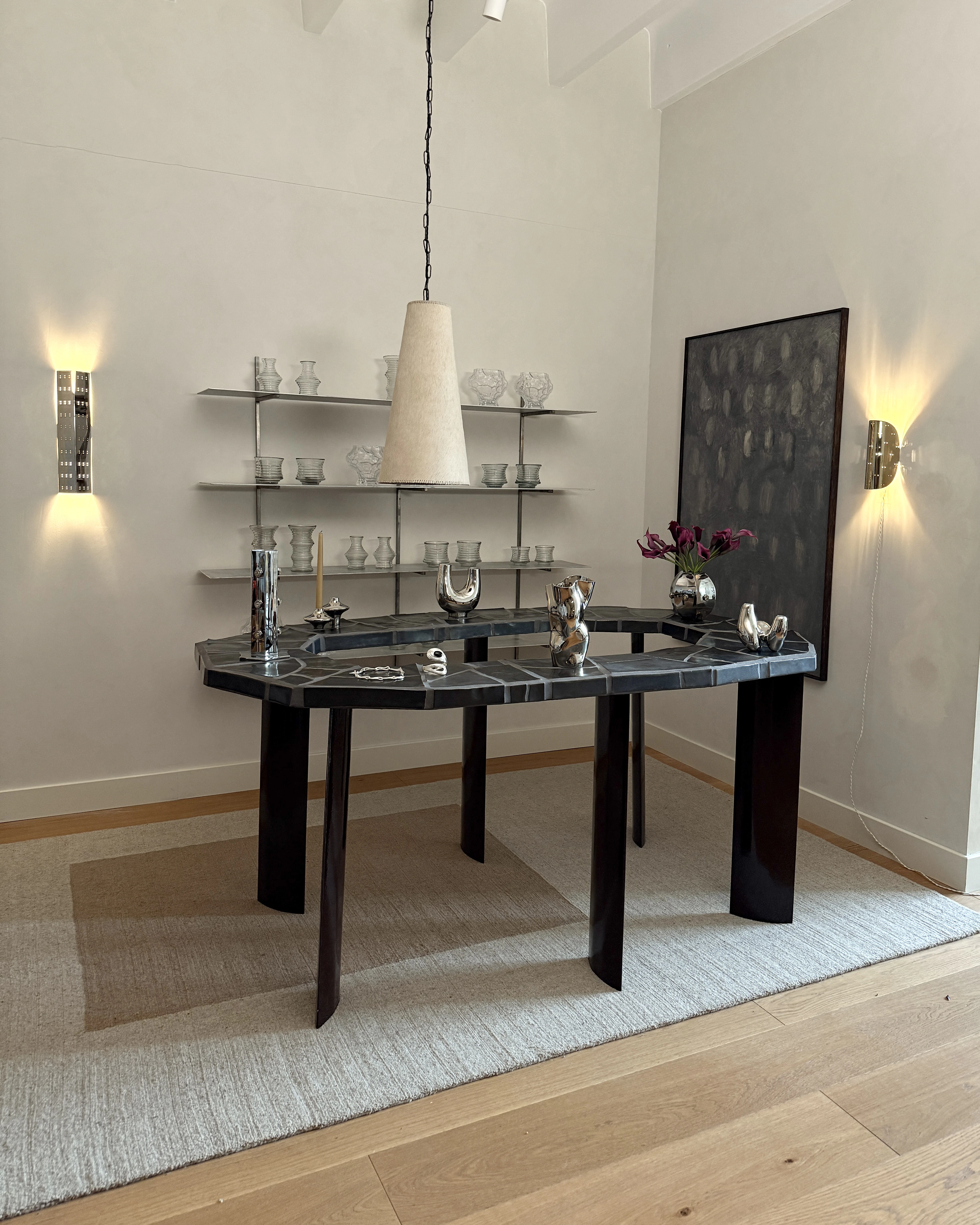 Hein Studio Giselle Vägglampa, stål från Hein Studio, bild 2