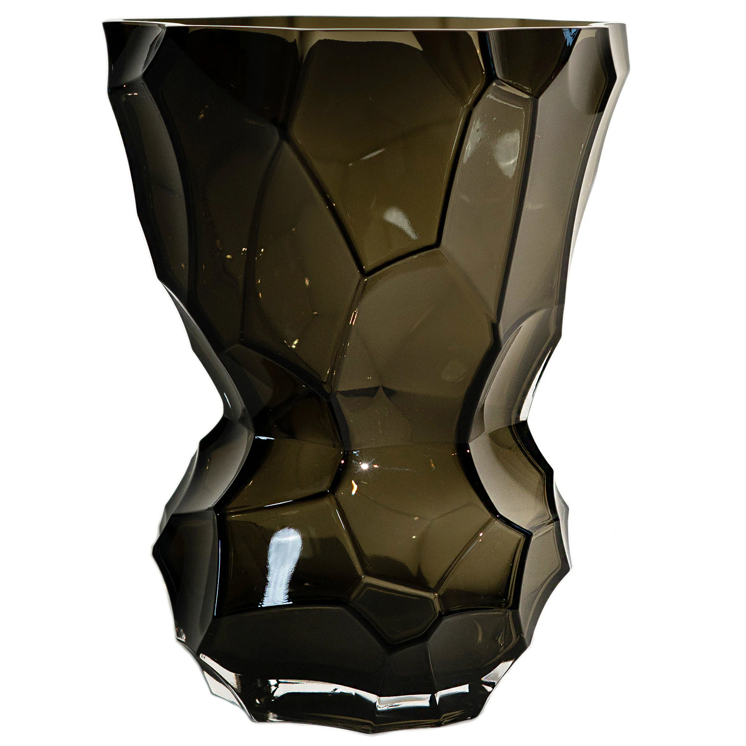 Hein Studio Reflection Vas 30 Cm R&ouml;k - Vaser Munbl&aring;st Glas Smoke