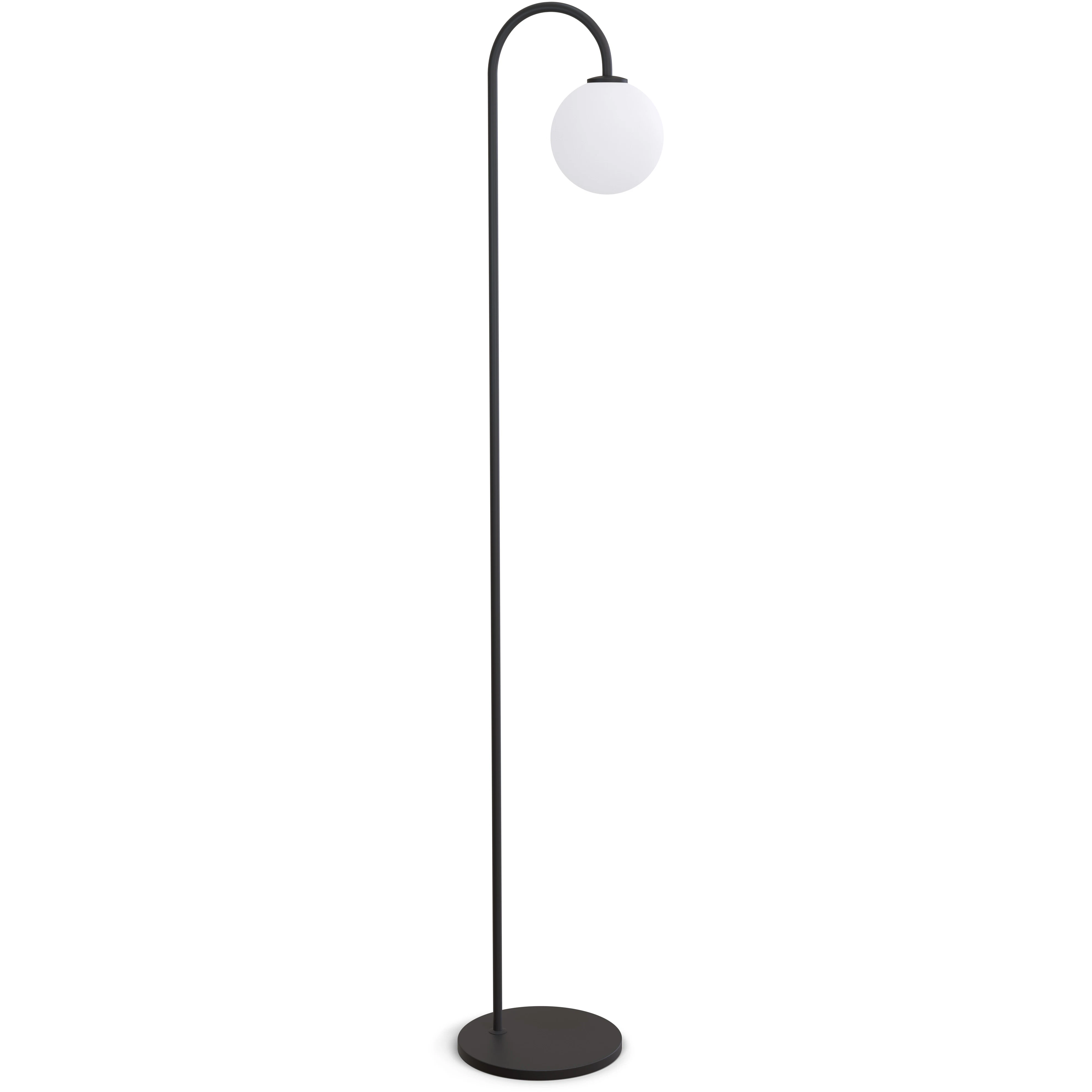 Herstal Ballon Golvlampa - Golvlampor Metall Svart
