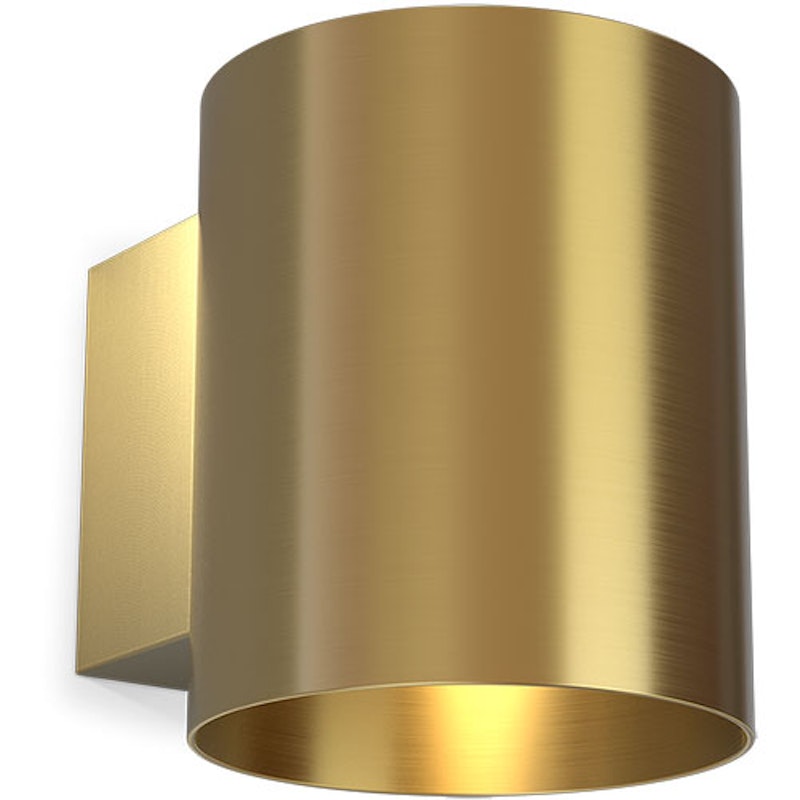 Evoke Vägglampa 120 mm, Satin Brass