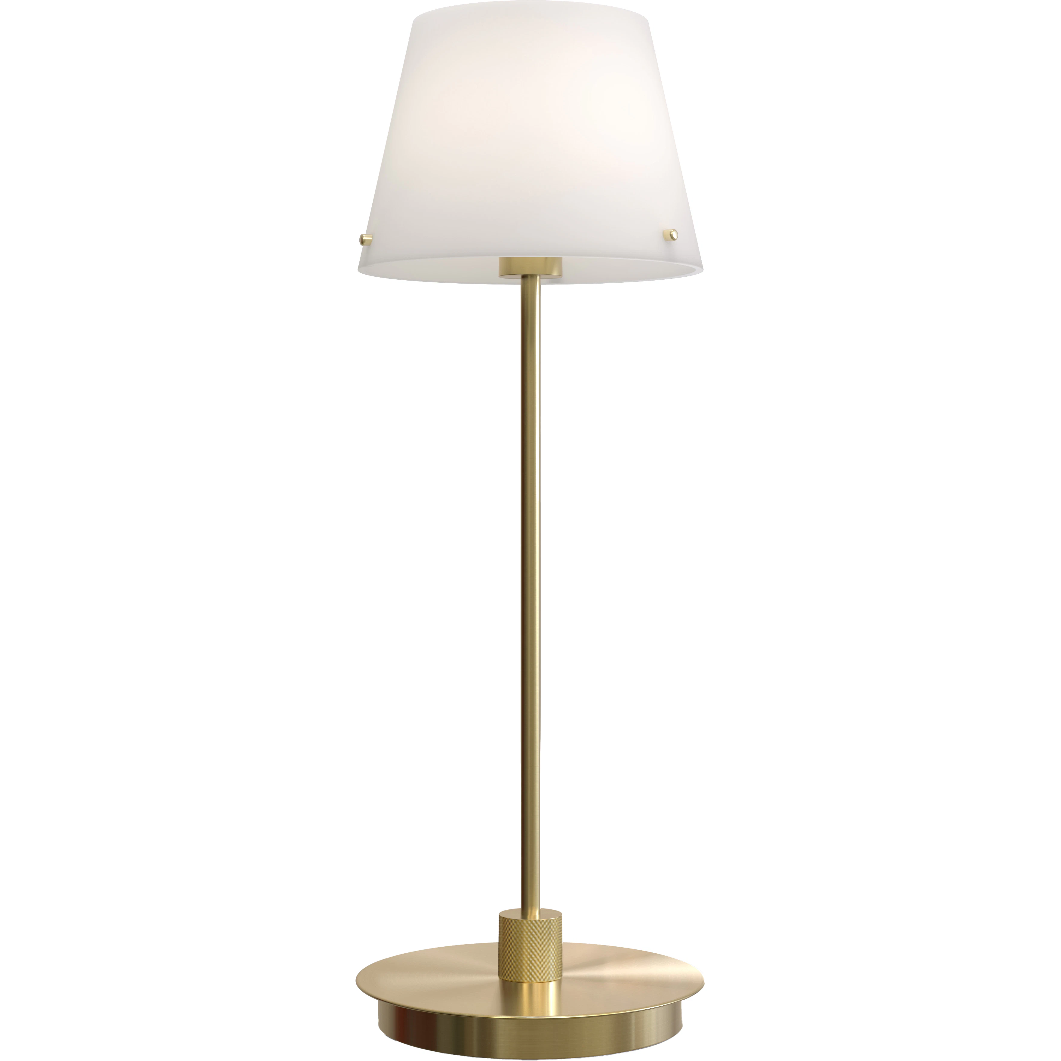Herstal Gil Il Grande Bordslampa - Bordslampor Glas Satin Brass