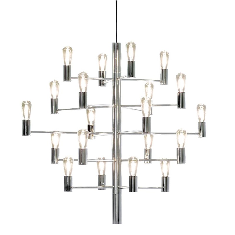 Manola 20 Ljuskrona Dimbar LED, Krom
