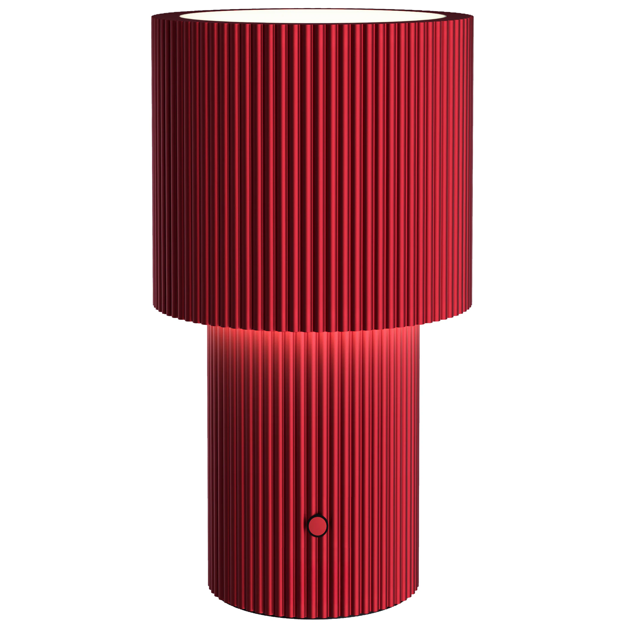 Herstal Iluma Bordslampa Portabel - Portabla lampor Anodiserad Aluminium Röd