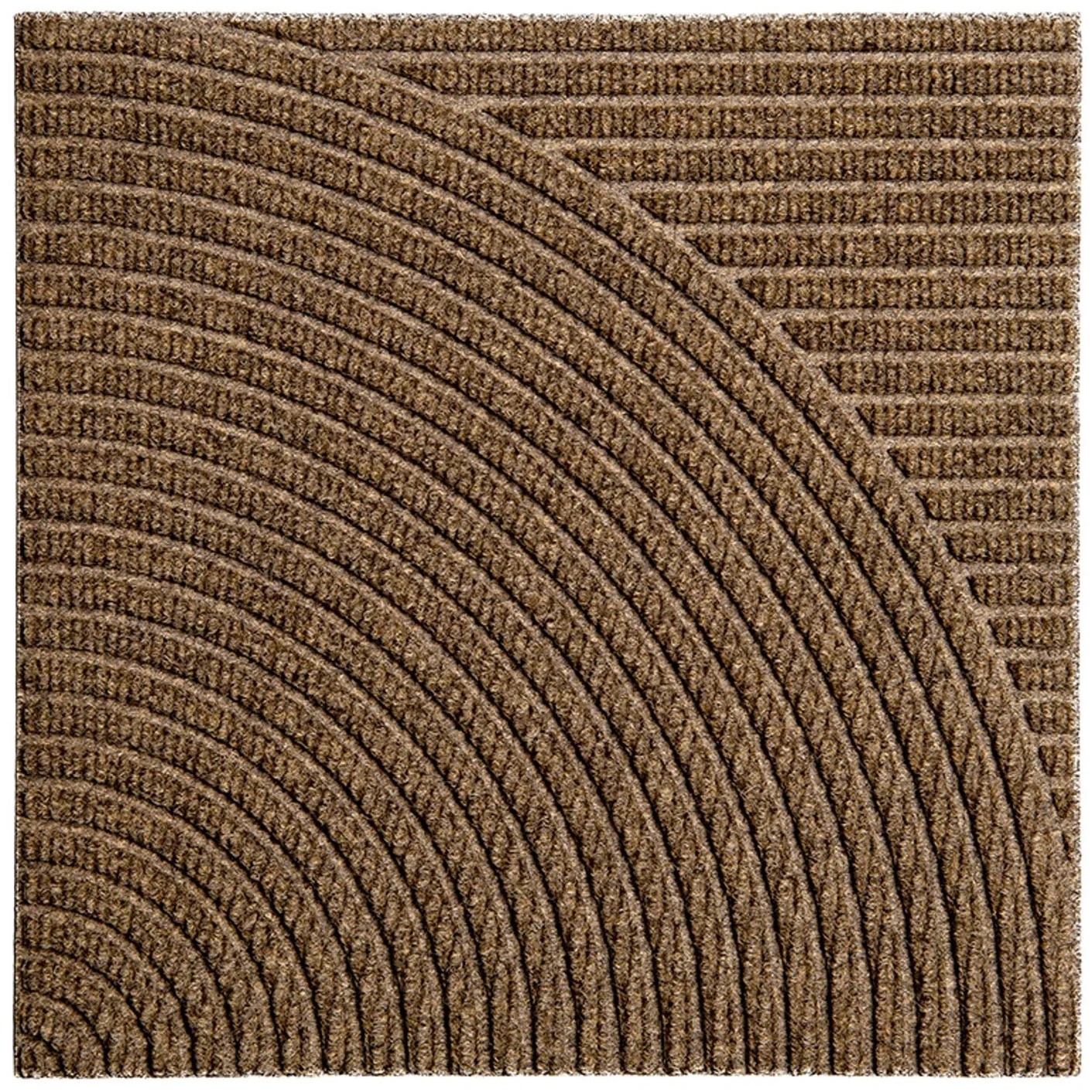 Heymat Zen D&ouml;rrmatta 45x45 Cm Horizontal & Circular - D&ouml;rrmattor Pet Beige