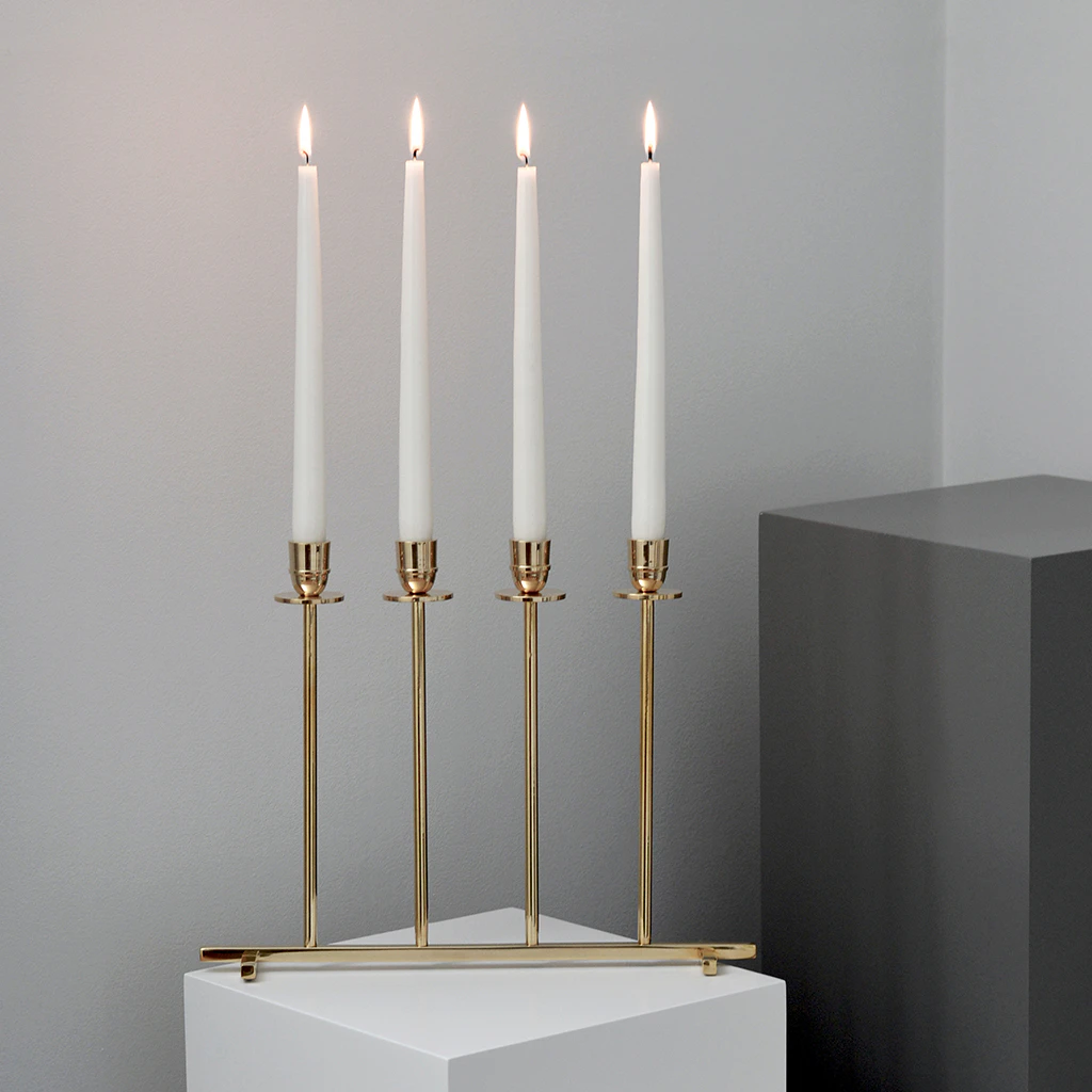 Hilke Collection Alto Ljusstake 4 Ljus, mässing från Hilke Collection, bild 3