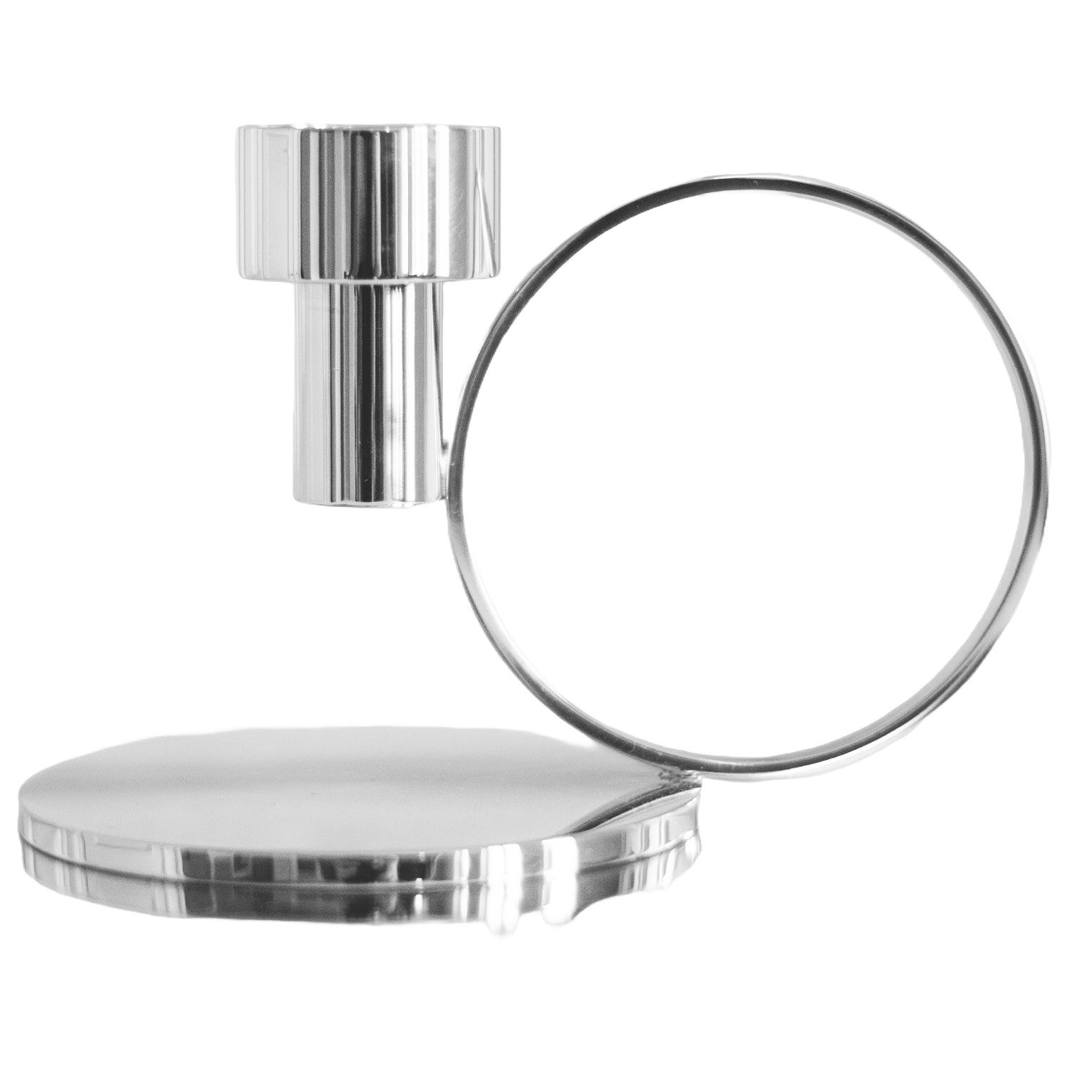 Hilke Collection Insieme Kammarljusstake Nickelpl&auml;terad - Ljusstakar M&auml;ssing Silver