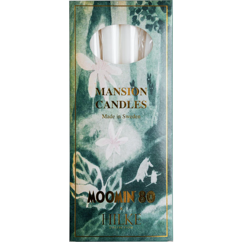 Hilke Collection Mumin Ljus 6-pack - Ljus Paraffin Vit