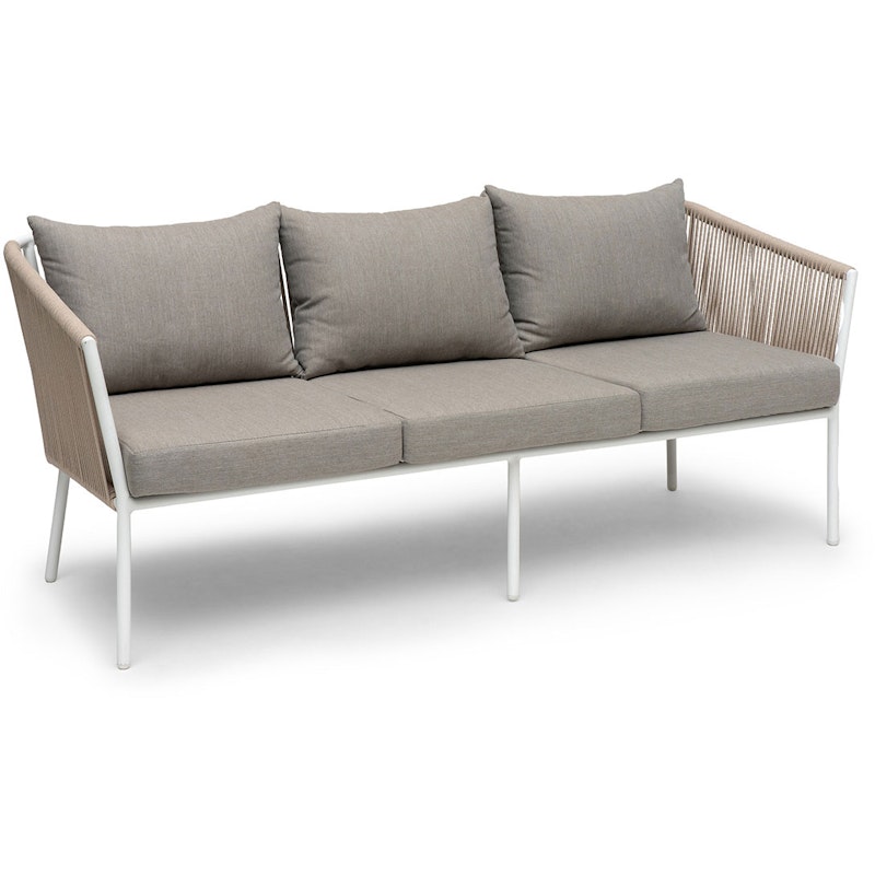Lersund Soffa, Vit / Beige