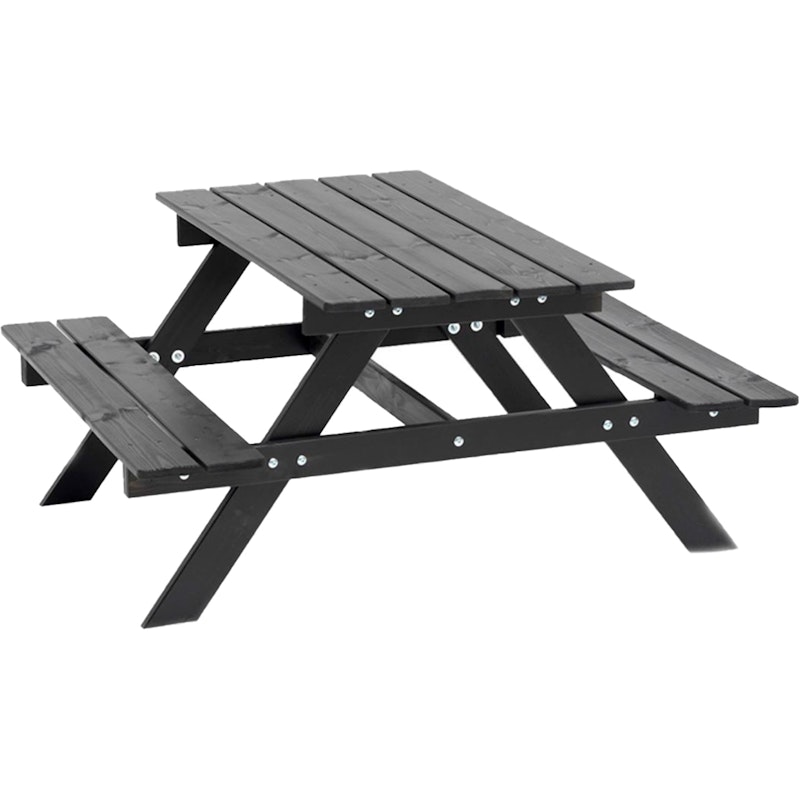 Picnic Mini Picknickbord 48x90 cm, Svart