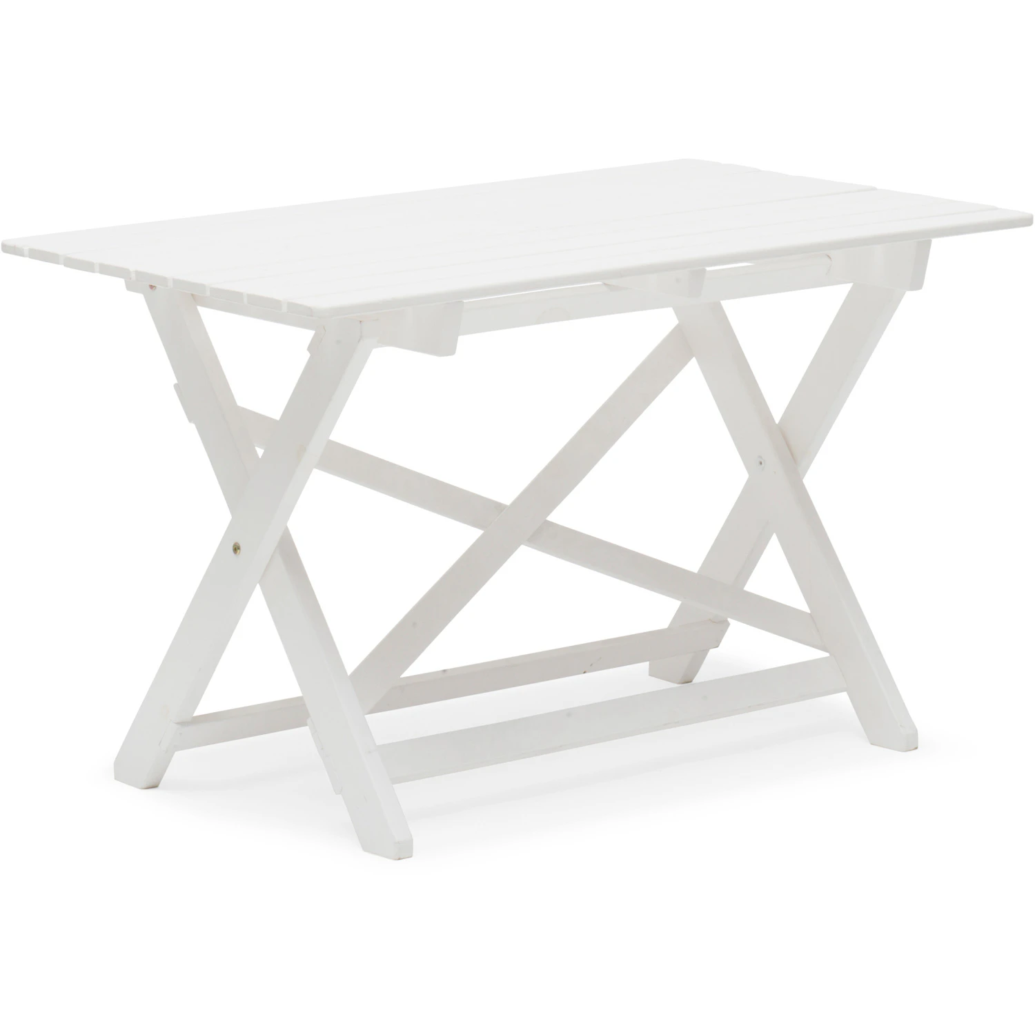 Hillerstorp Torpet Bord 109x67 Cm - Trädgårdsbord Massiv Furu Vit
