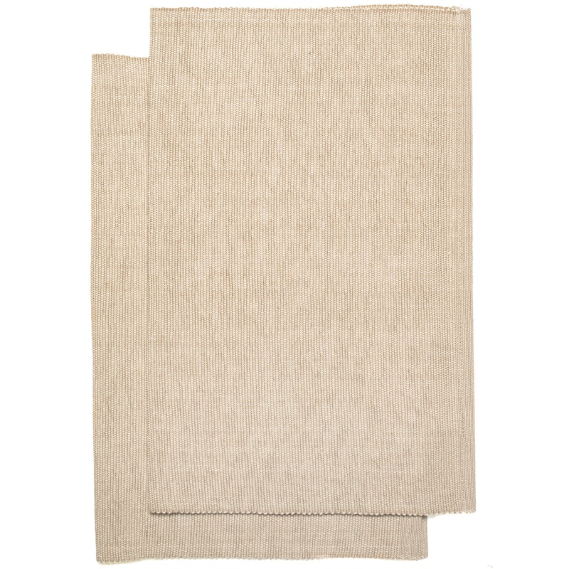 Bistro Bordstablett 36x47 cm 2-pack, Sand