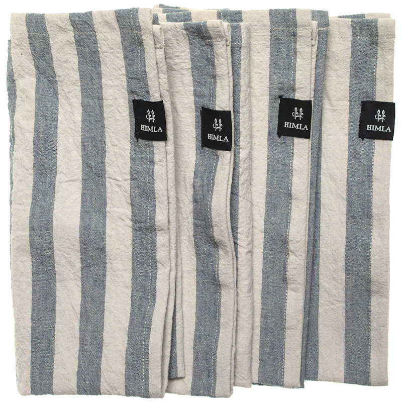 Riviera Servett 45x45 cm 4-pack, Azure