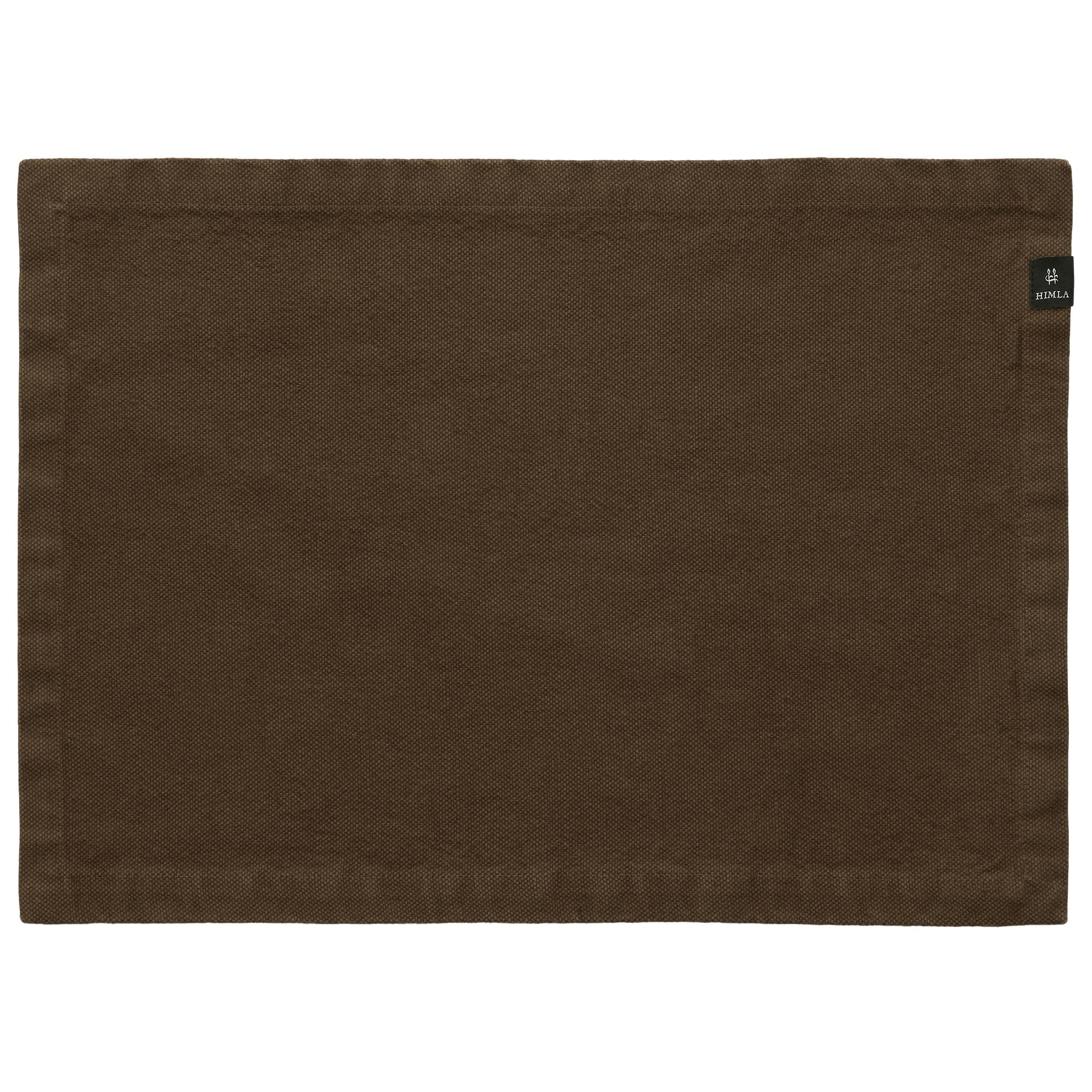 Himla Weekday Bordstablett 37x50 Cm Chocolate - Bordstabletter & Glasunderl&auml;gg Bomull Choklad