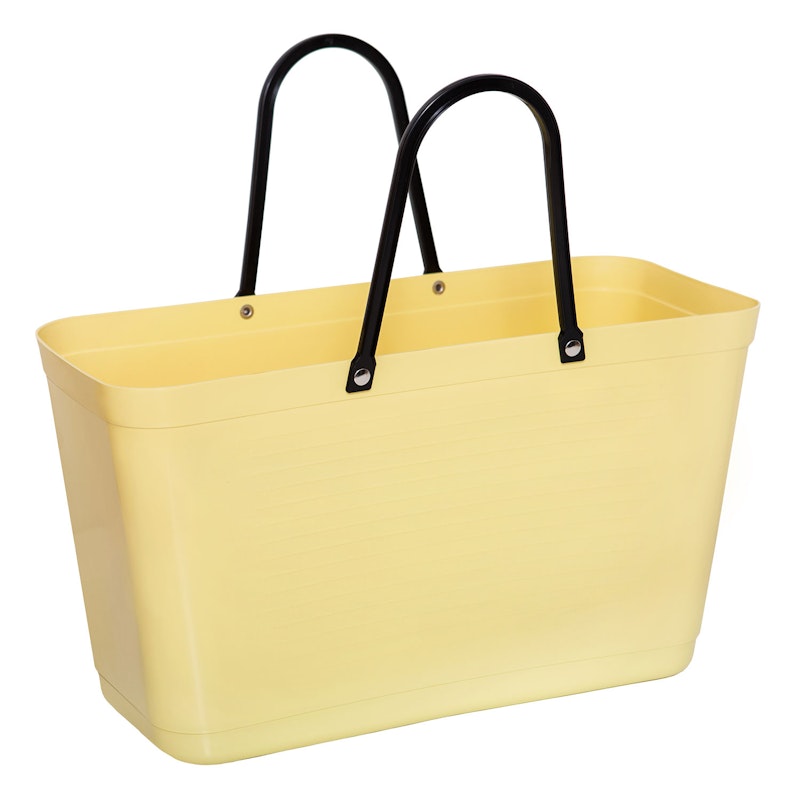 Hinza Väska Green Plastic, L / Lemon