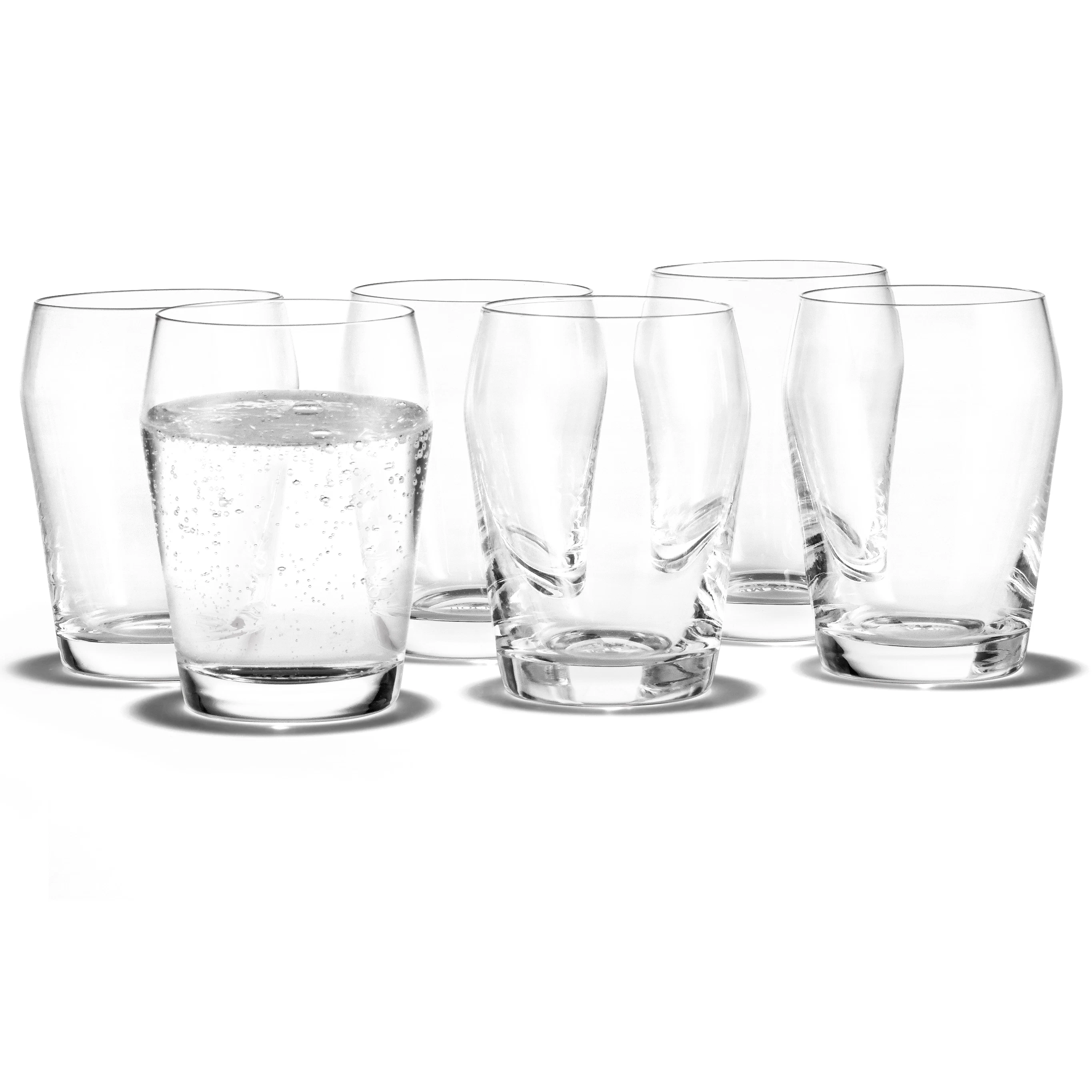 holmegaard perfection vatten 23 cl 6-pack - dricksglas glas klar