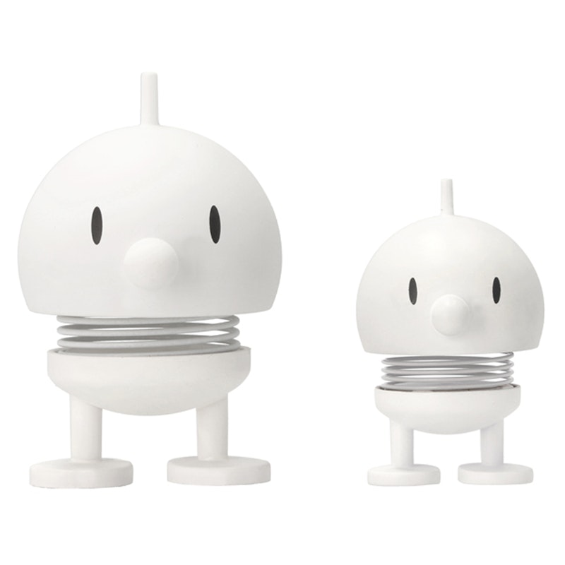 Hoptimist Soft Bumble set Figur XS + S, Vit