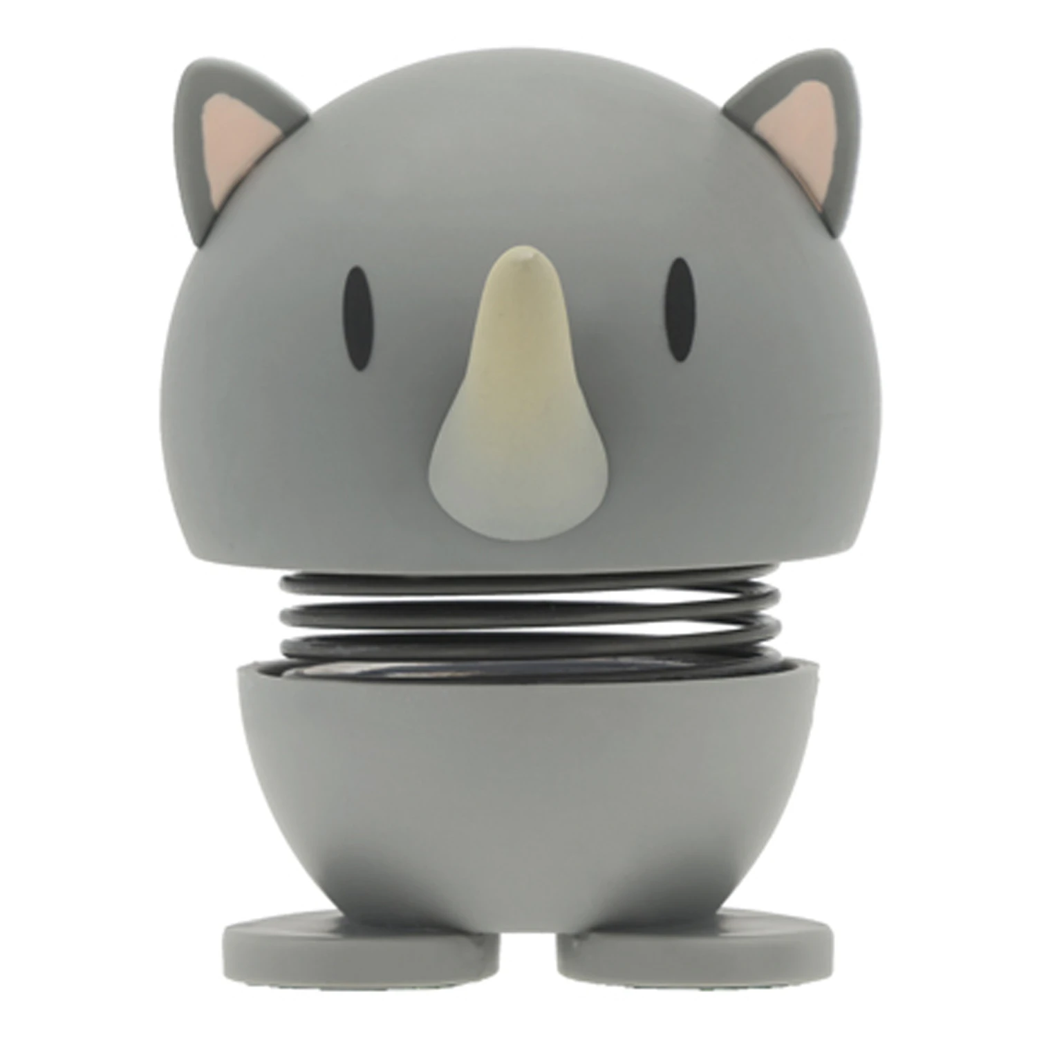 Hoptimist The Big Five Soft Figur S Noshörning - Dekorativa Accessoarer Abs-plast Grå