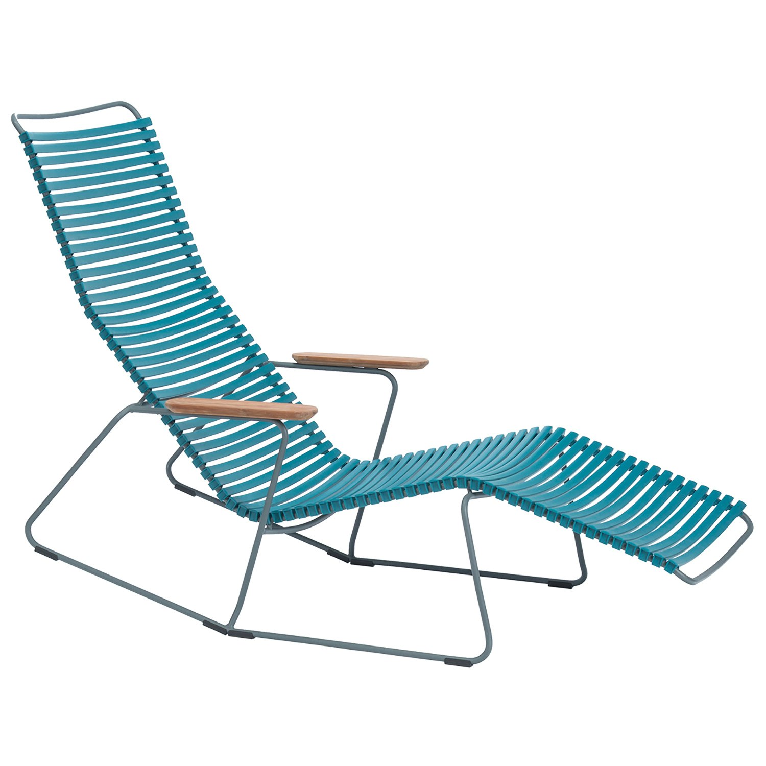 houe click sunrocker solsäng - plast petrol