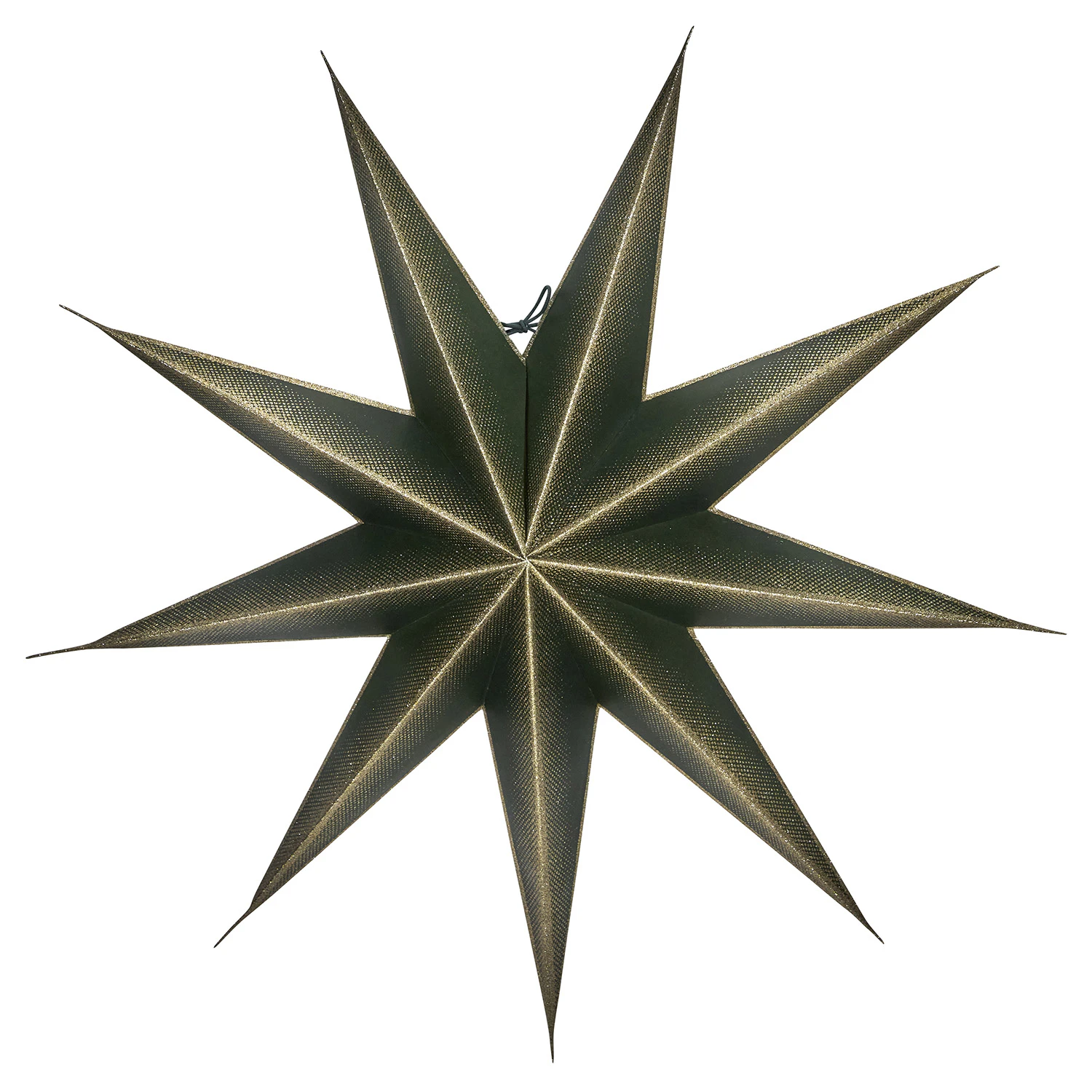 House Doctor 9 Point Stjärna Ø60cm /champagne - Julstjärnor Polyester Grön